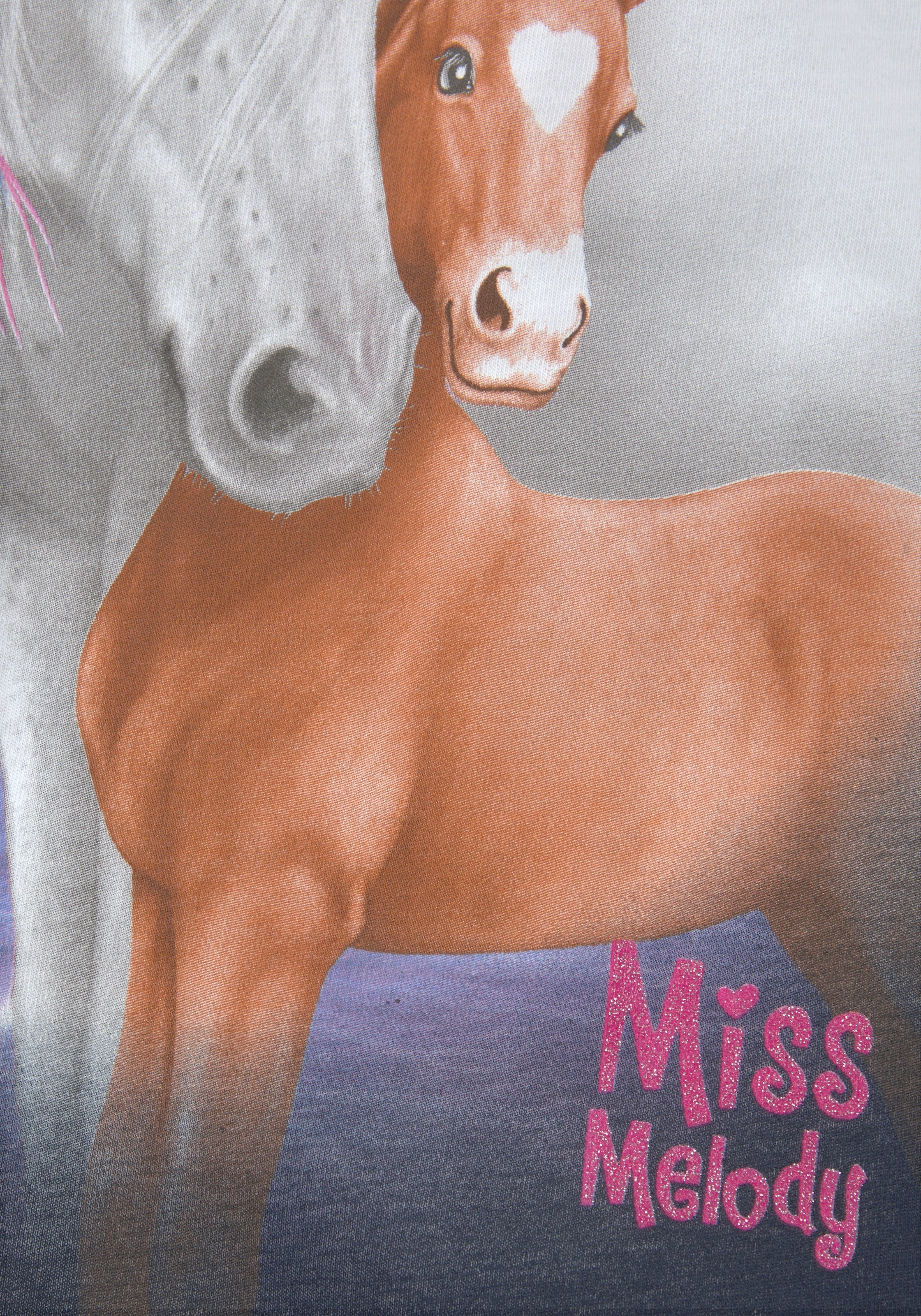Modische Miss Melody Langarmshirt & Leggings, (Set, 2 tlg.), mit tollen  Pferdedrucken versandkostenfrei kaufen