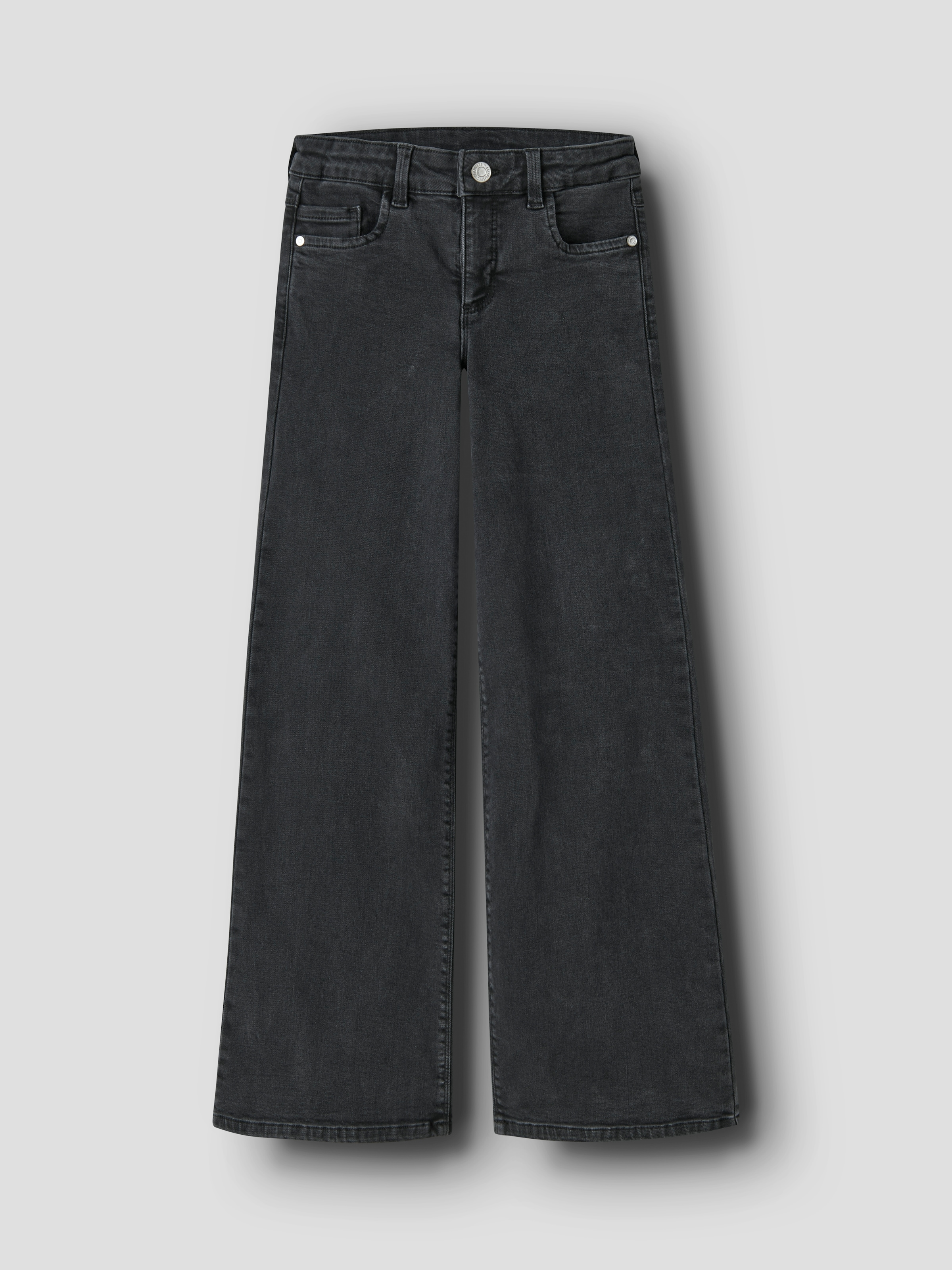 Name It »NKFPOLLY X-WIDE JEANS 3057-FR NOOS« Baumwollmischung, Wide Fit an den Beinen, leichter Used Look
