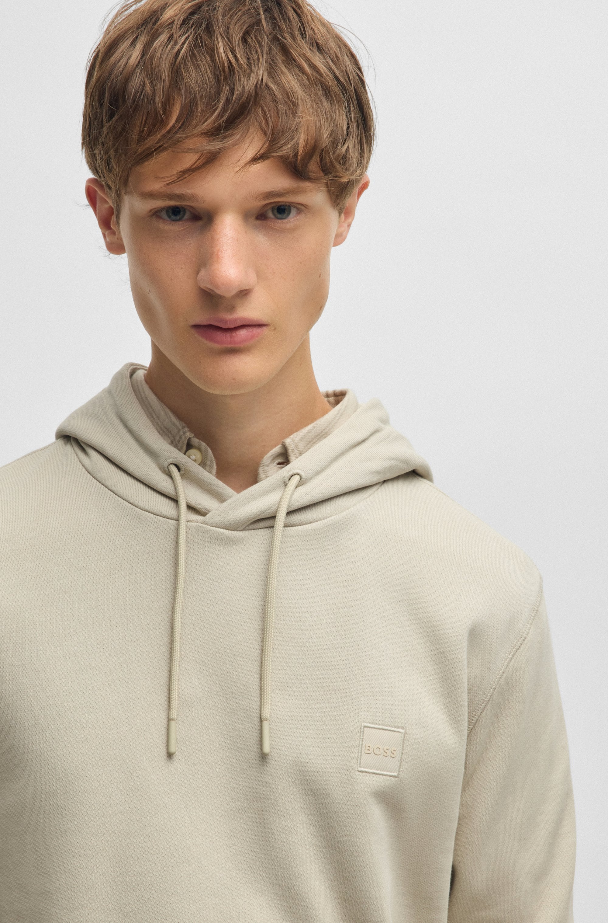 BOSS ORANGE Kapuzensweatshirt »Wetalk«, mit gesticktem BOSS Markenlabel