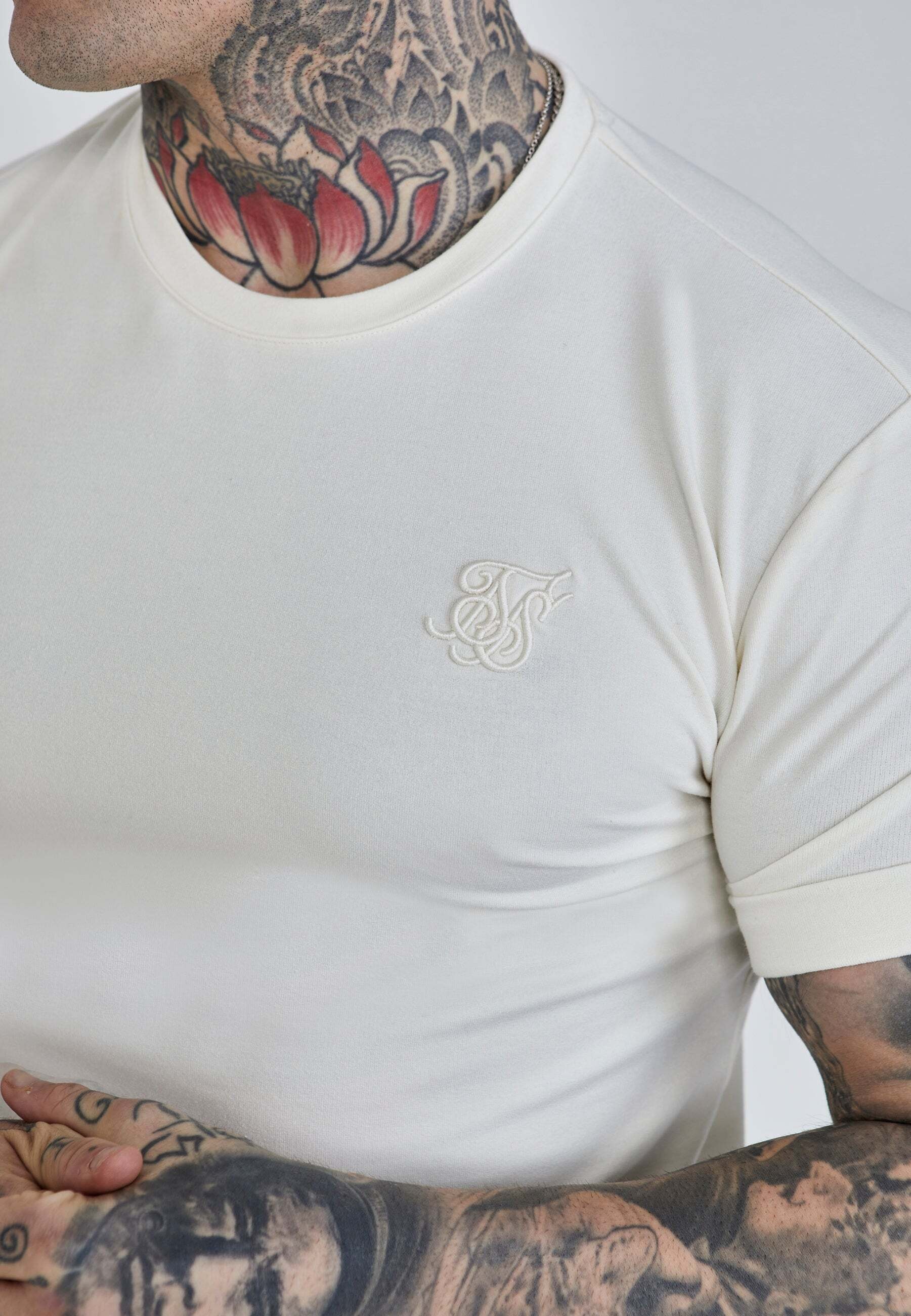 Siksilk T-Shirt »Siksilk T-Shirt Roll Sleeve T-Shirt«