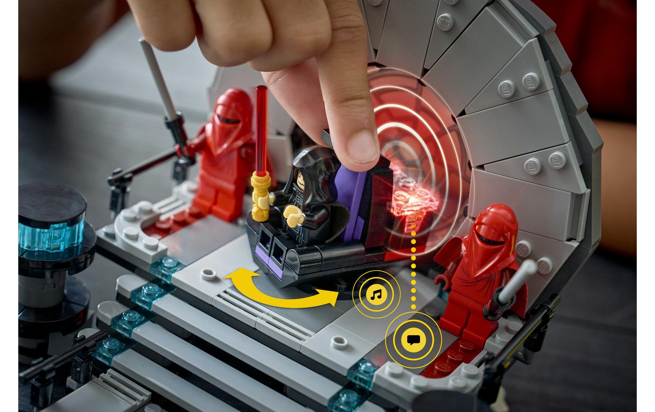 LEGO® Pions de construction »SMART Play: A-Wing und das Duell im Thronsaal (75427), LEGO Star Wars™« inclut SMART Brick; avec effets lumineux et sonores
