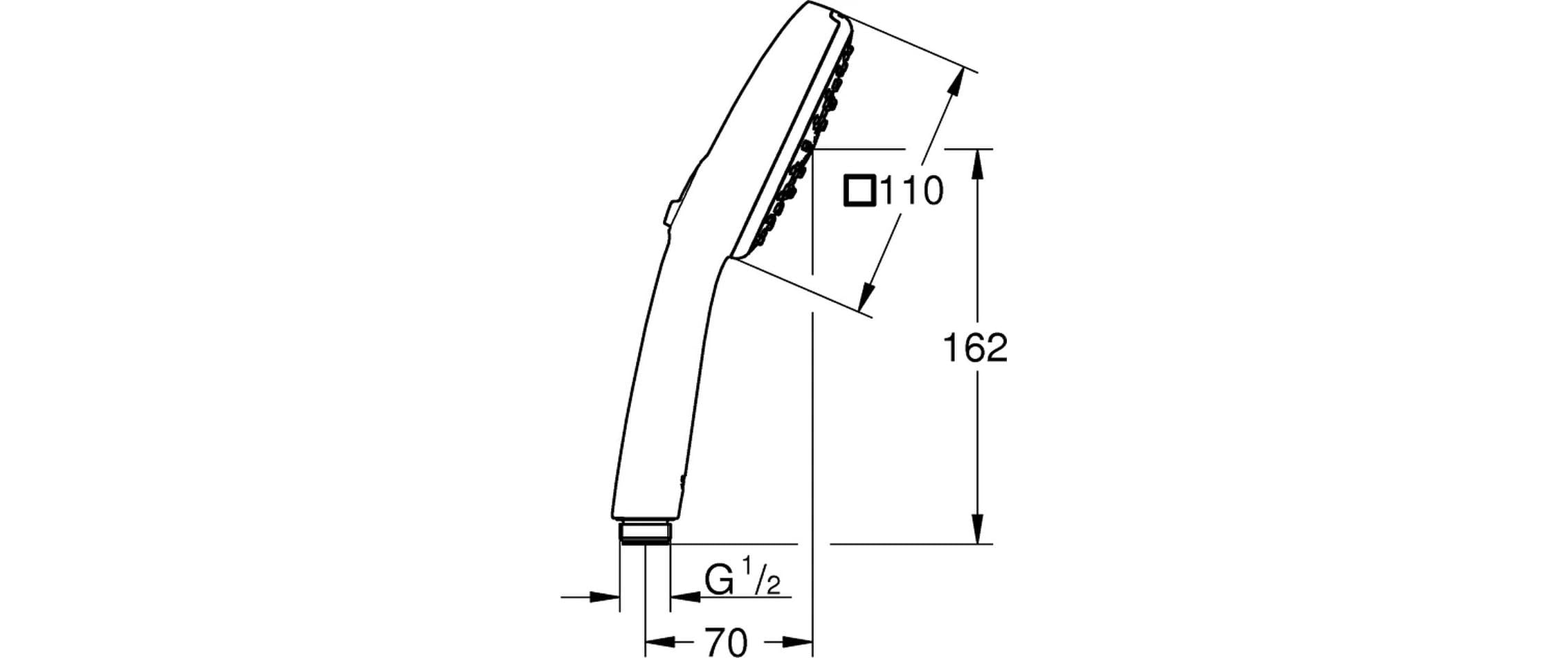 Grohe Handbrause »Vitalio Comfort 110«