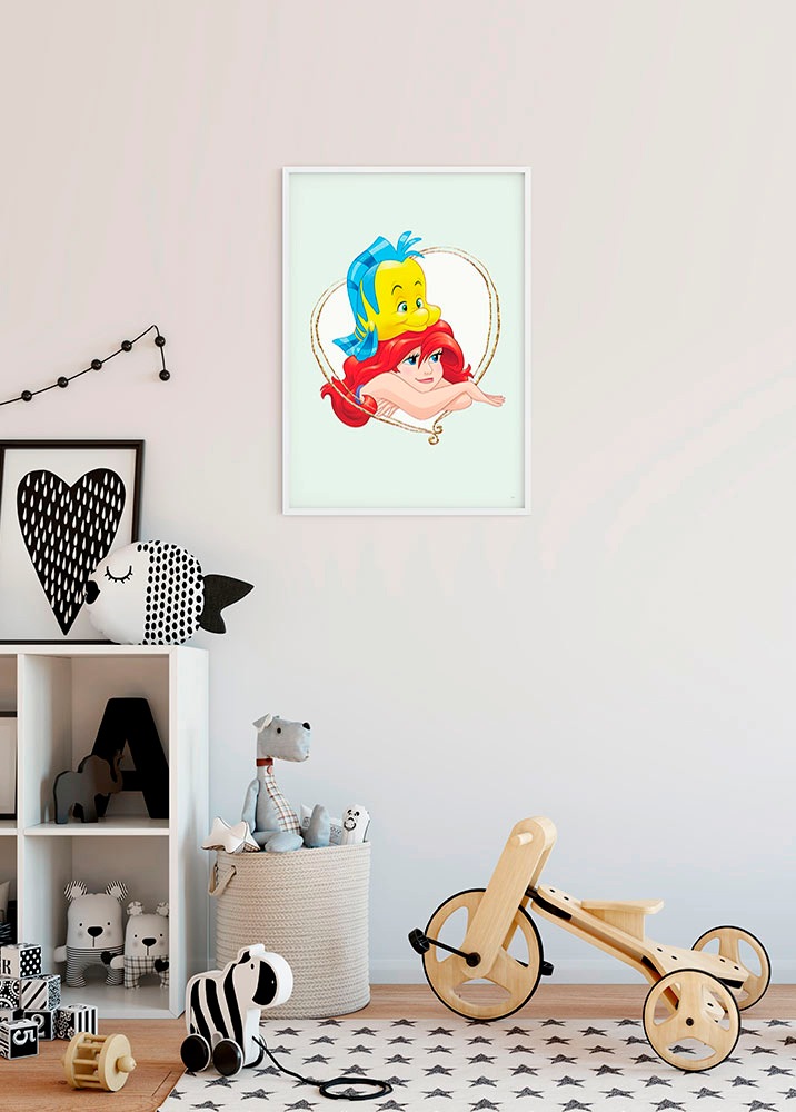 Komar Bild »Ariel & Fabius«, Disney, (1 St.), Wandbild zur Dekoration im Kinderzimmer - ohne Rahmen