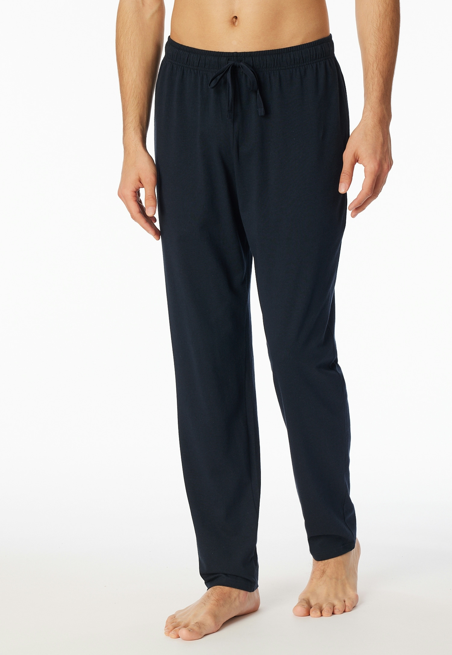 Image of Schiesser Pyjamahose "Mix + Relax" gestreift, seitliche Taschen, Bindekordel