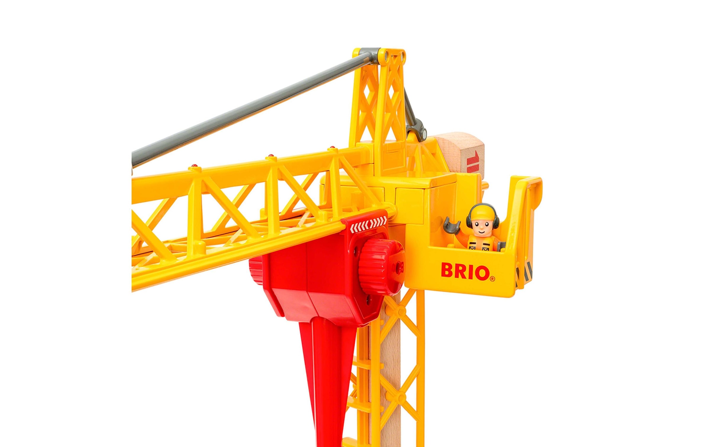 BRIO® Spielzeug-Eisenbahn »Baukran«