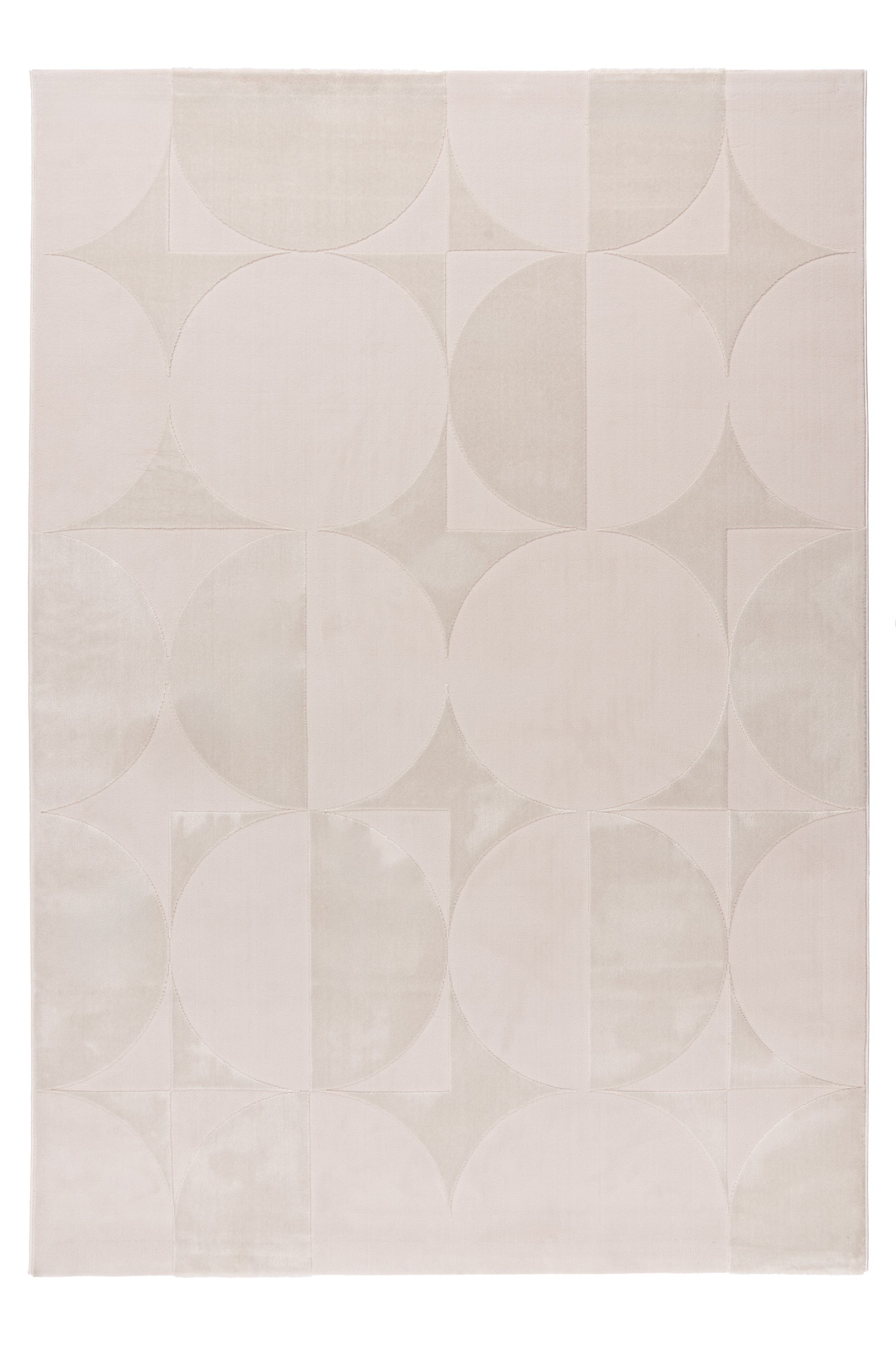 Image of Kayoom Teppich "Stage 625" rechteckig 11 mm Höhe weicher Kurzflor, Hoch Tief Struktur, Wohnzimmer
