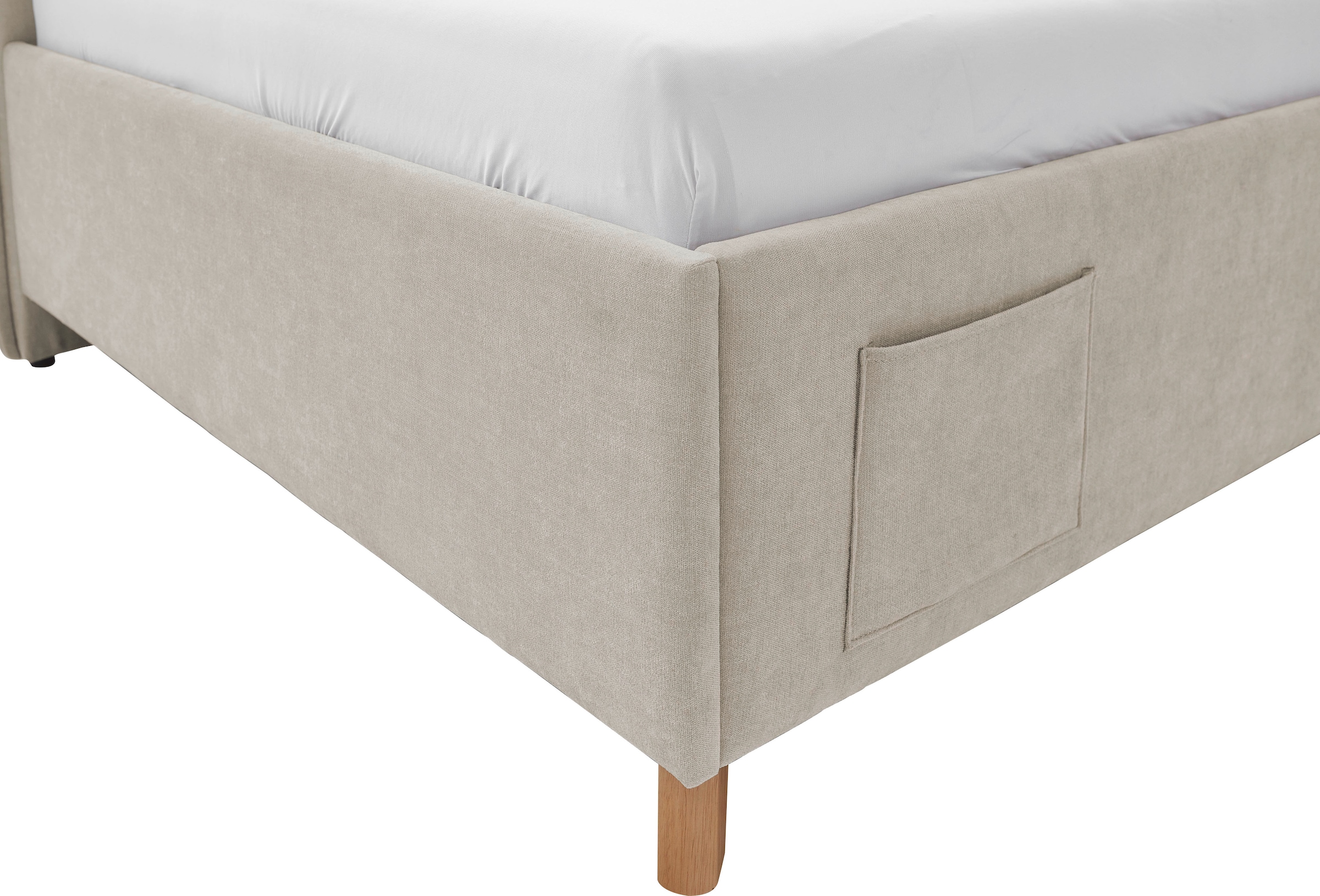 meise.möbel Lit d'enfant »FUN II« Polsterbett wahlweise mit Bettkasten, Jugendbett inkl. USB-Anschluss
