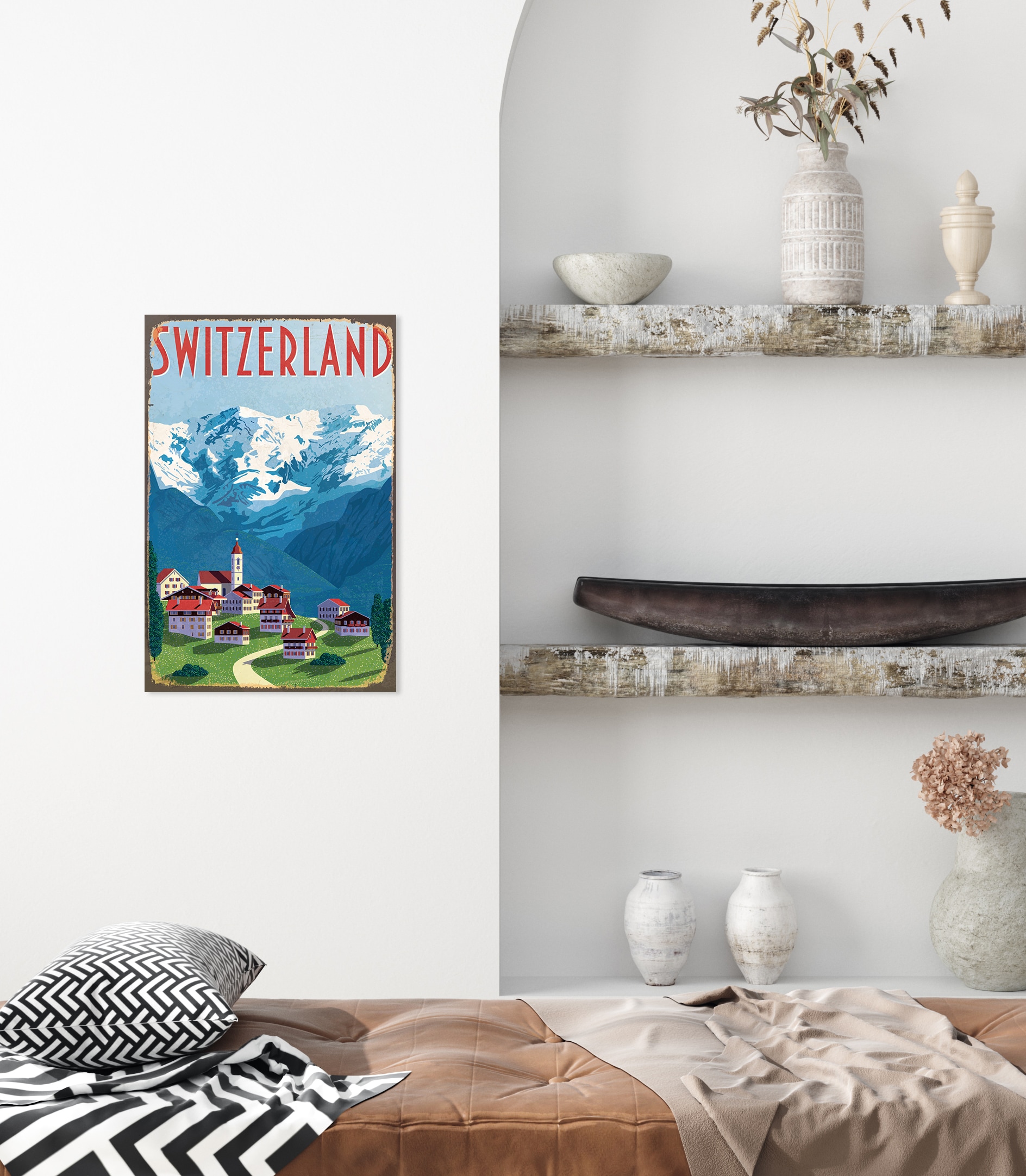 queence Tableau métallique »SWITZERLAND 2.0« Blechschilder