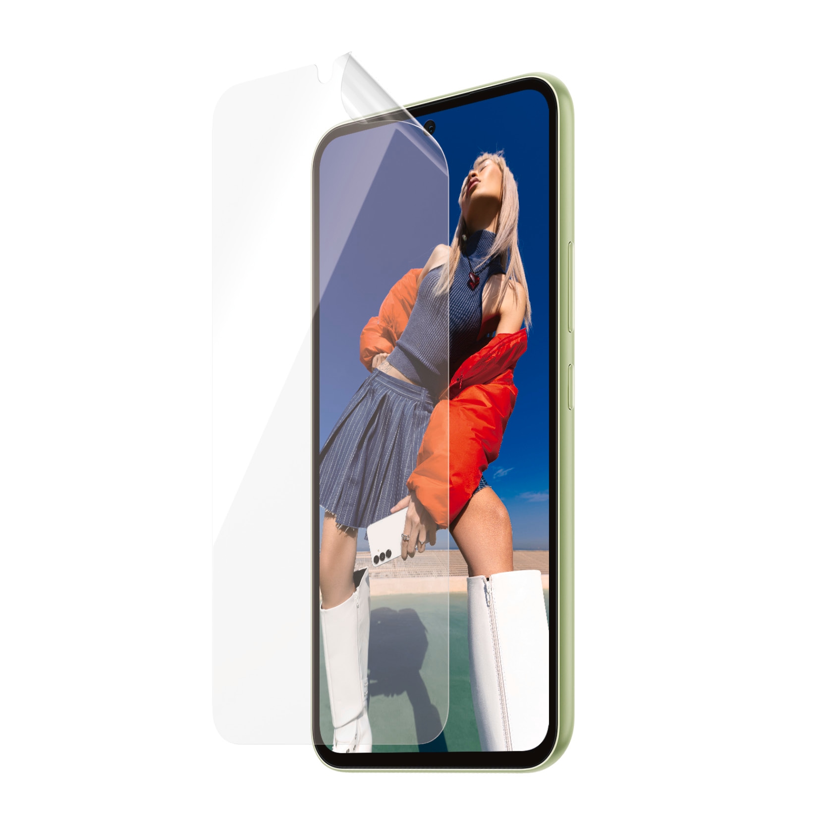 PanzerGlass Displayschutzfolie »Matrix Displayschutz für Samsung Galaxy A54 5G, UWF«, für Samsung Galaxy A54 5G