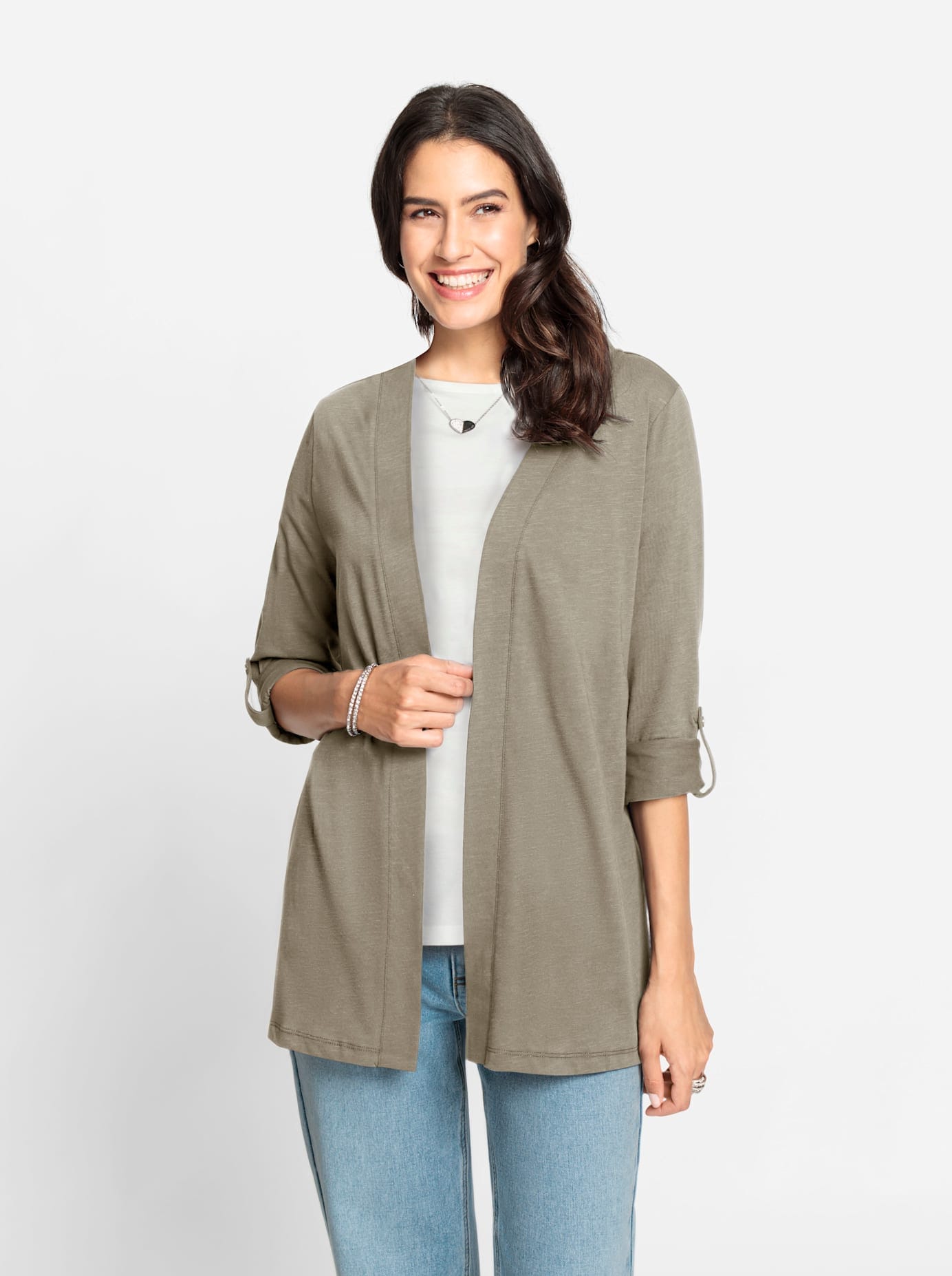 Inspirationen Shirtjacke »Shirtjacke«, (1 tlg.)