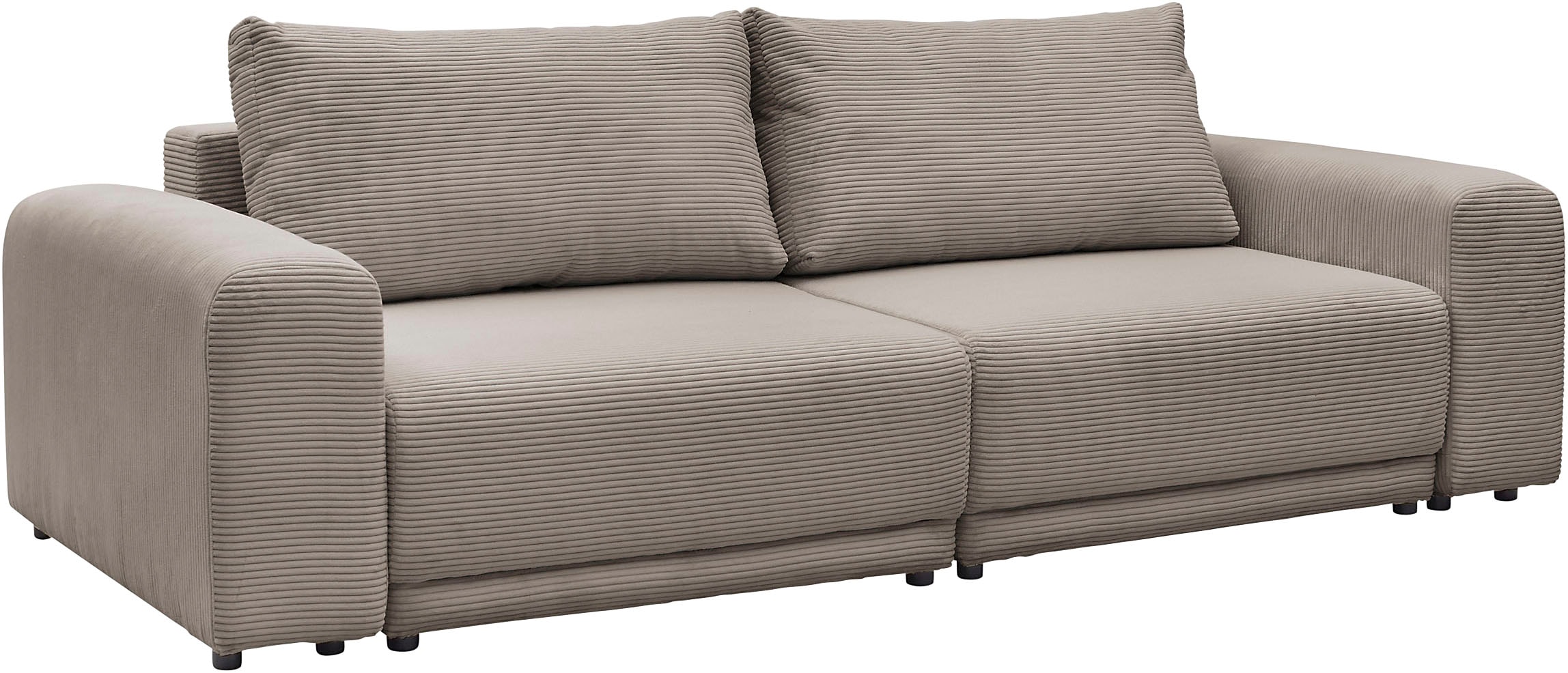 GOODproduct Schlafsofa »PHEELIX Cord, mit 3 Funktionen« Elemente einzeln oder gleichzeitig ausziehbar, bequemer Sitzkomfort