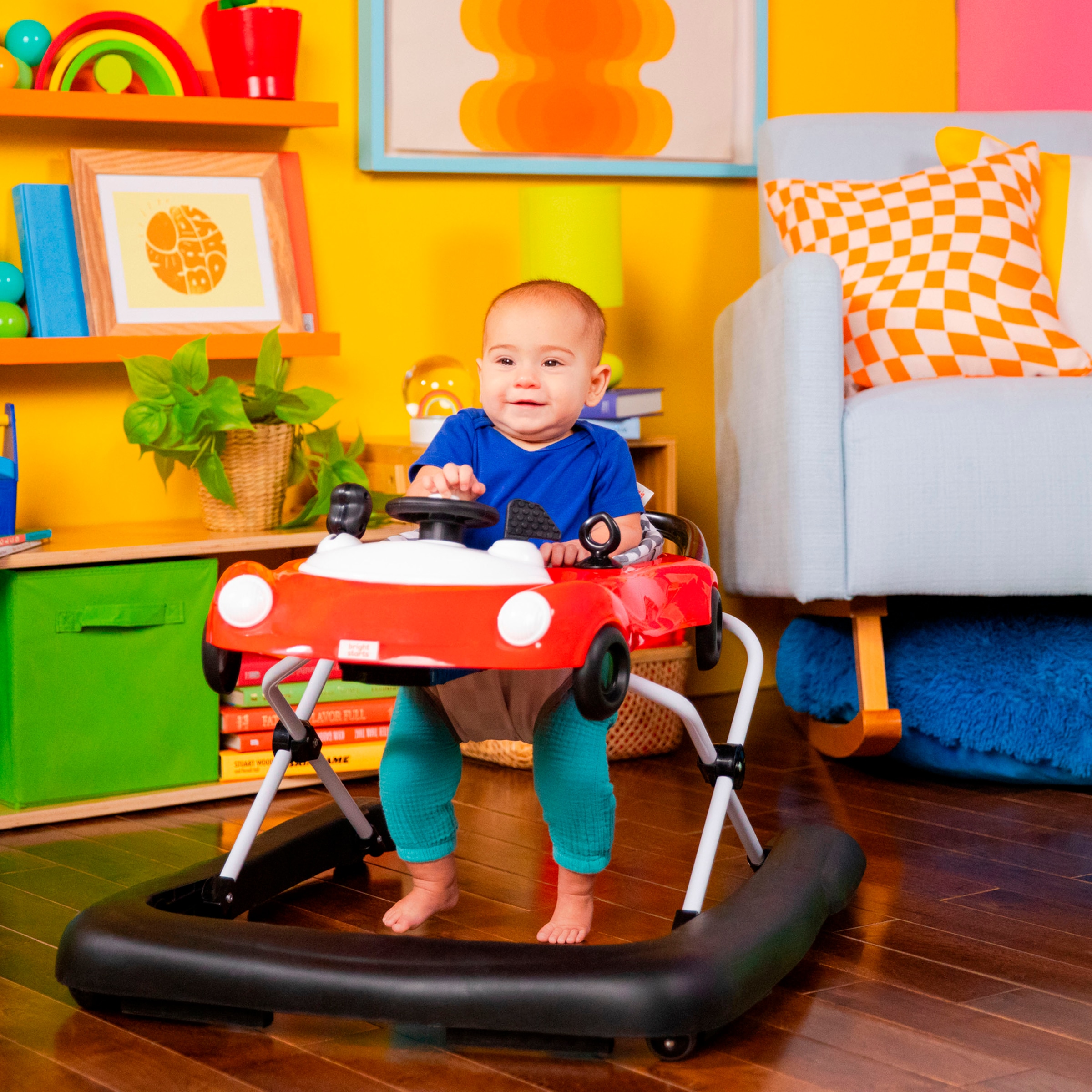 Bright Starts Trotteur »Little Speedster™ 3-in-1 Car Walker – Rot Racer«