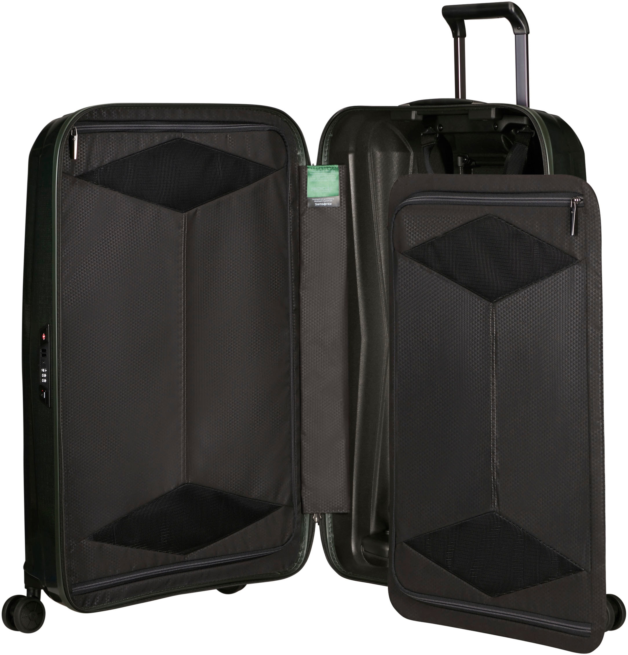 Samsonite Hartschalen-Trolley »MAJOR-LITE, verschiedene Grössen und Farben«, 4 Rollen, Reisekoffer Volumenerweiterung bei S Reisegepäck Made in Europe