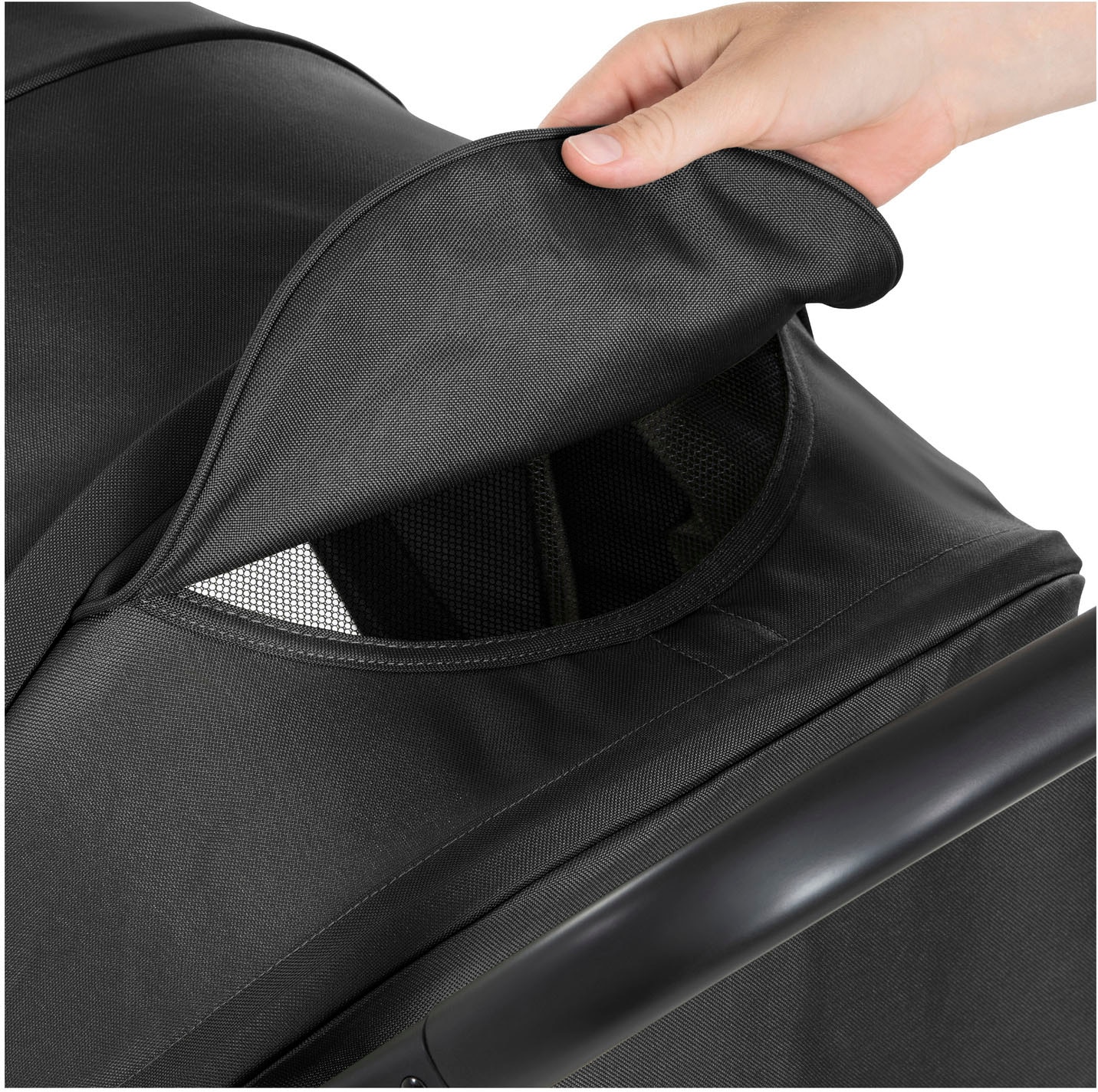 Hauck Poussette pour enfants »Rapid 4D Air, black« mit verlängerbarem 3-Zonen Verdeck