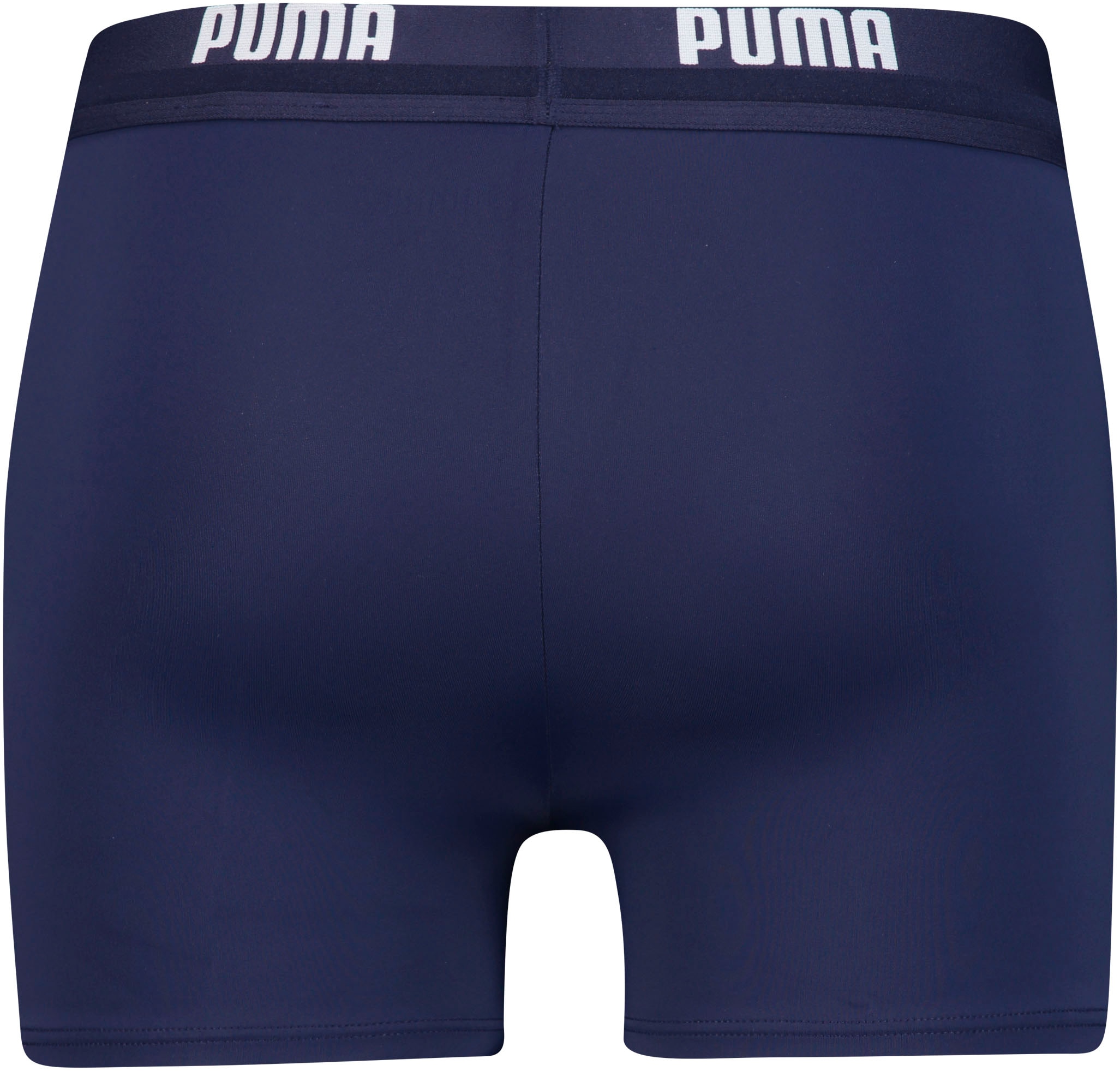 PUMA Badepants »PUMA SWIM MEN LOGO SWIM TRUNK«, elastischer Logobund mit integriertem Kordelzug