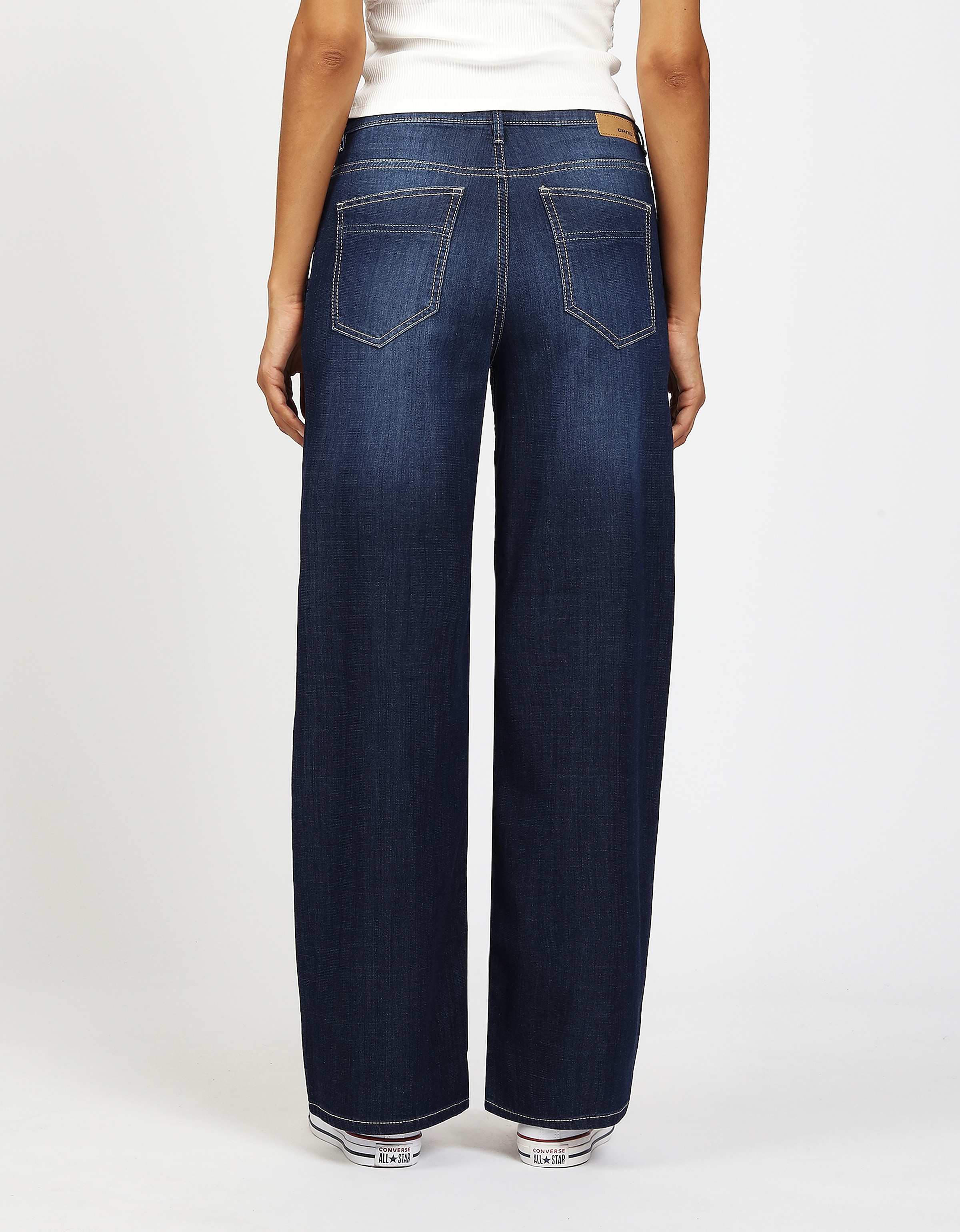 GANG Pantalon en lin »94CARA«  mit doppeltem Bund