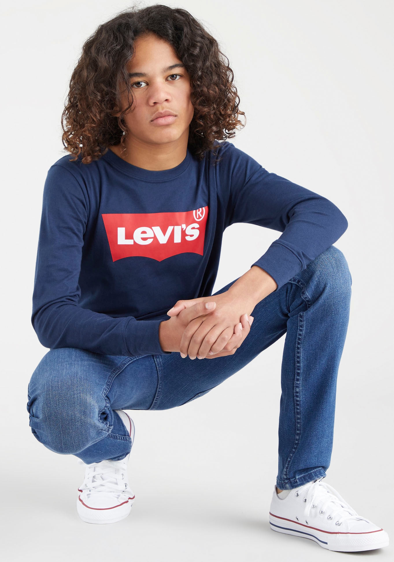 Levi's® Kids Langarmshirt »L/S BATWING TEE«, for BOYS