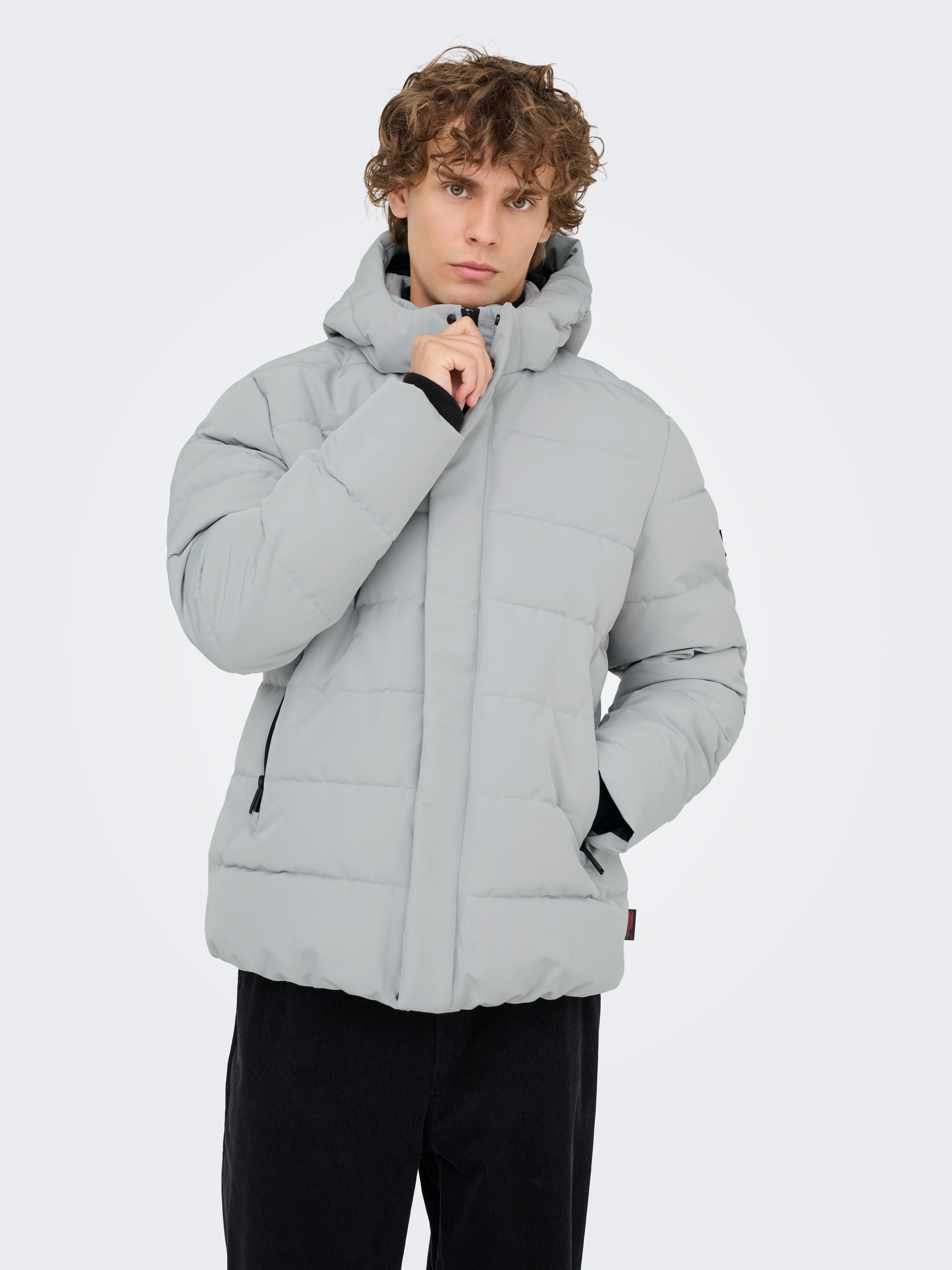 ONLY & SONS Veste matelassée »ONSCAYSON PUFFA OTW NOOS« mit Kapuze