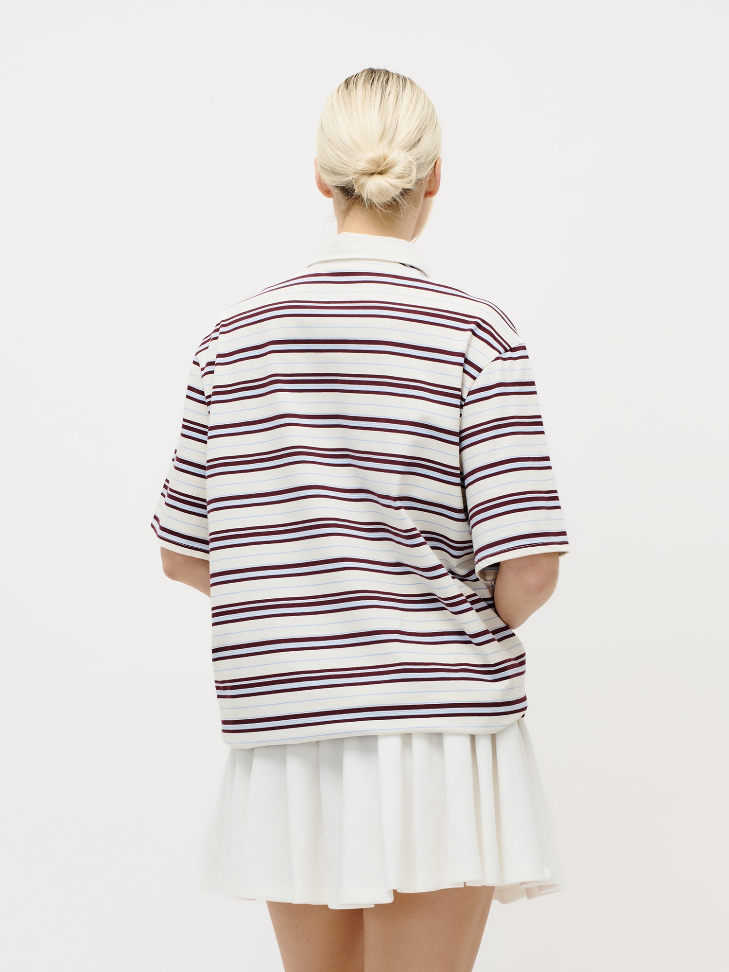 LeGer Polo »Cora, LeGer by Lena Gercke« aus Baumwolle, Oversize Fit