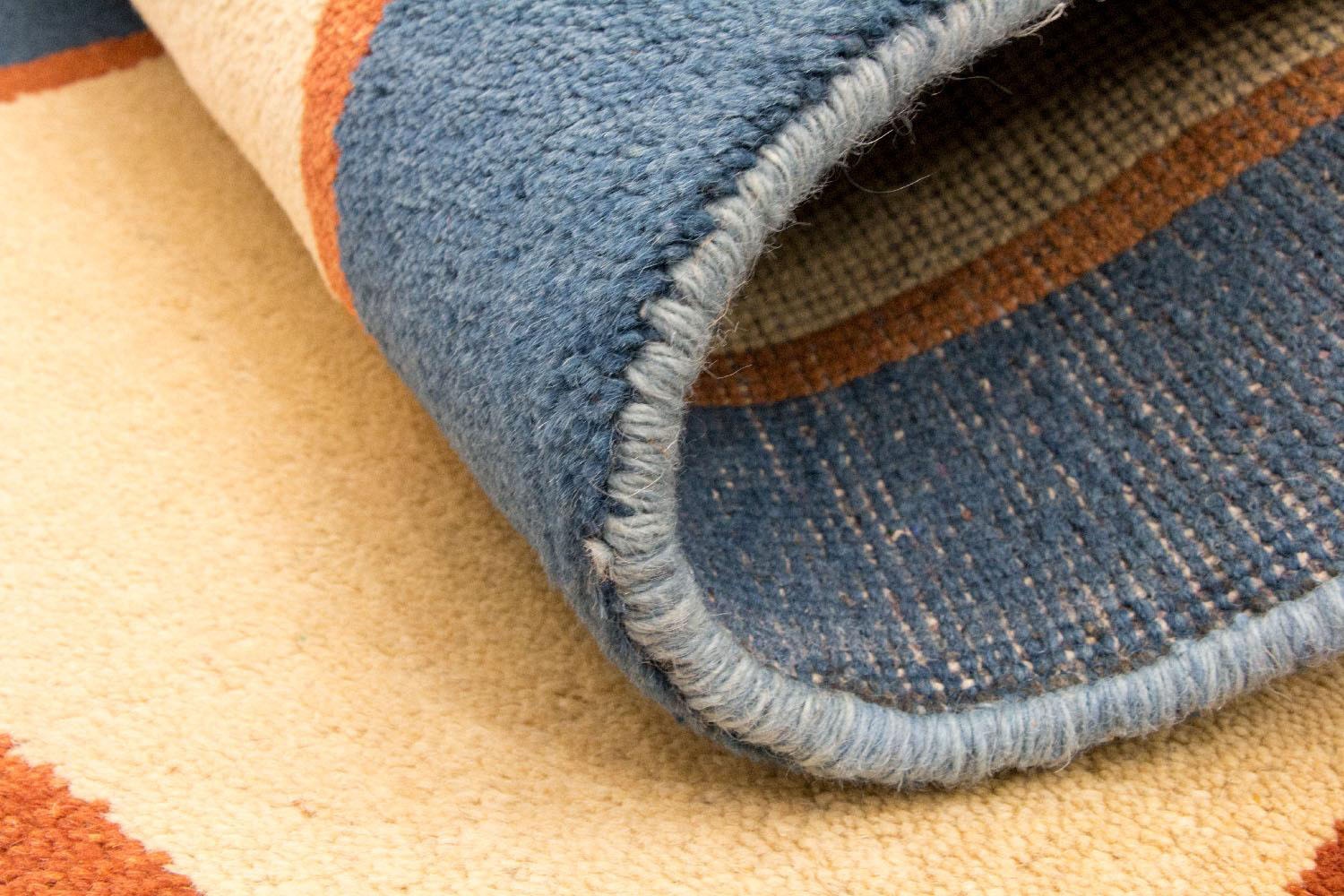 morgenland Wollteppich »Gabbeh Teppich handgeknüpft beige«, rechteckig,  handgeknüpft günstig kaufen | Kurzflor-Teppiche