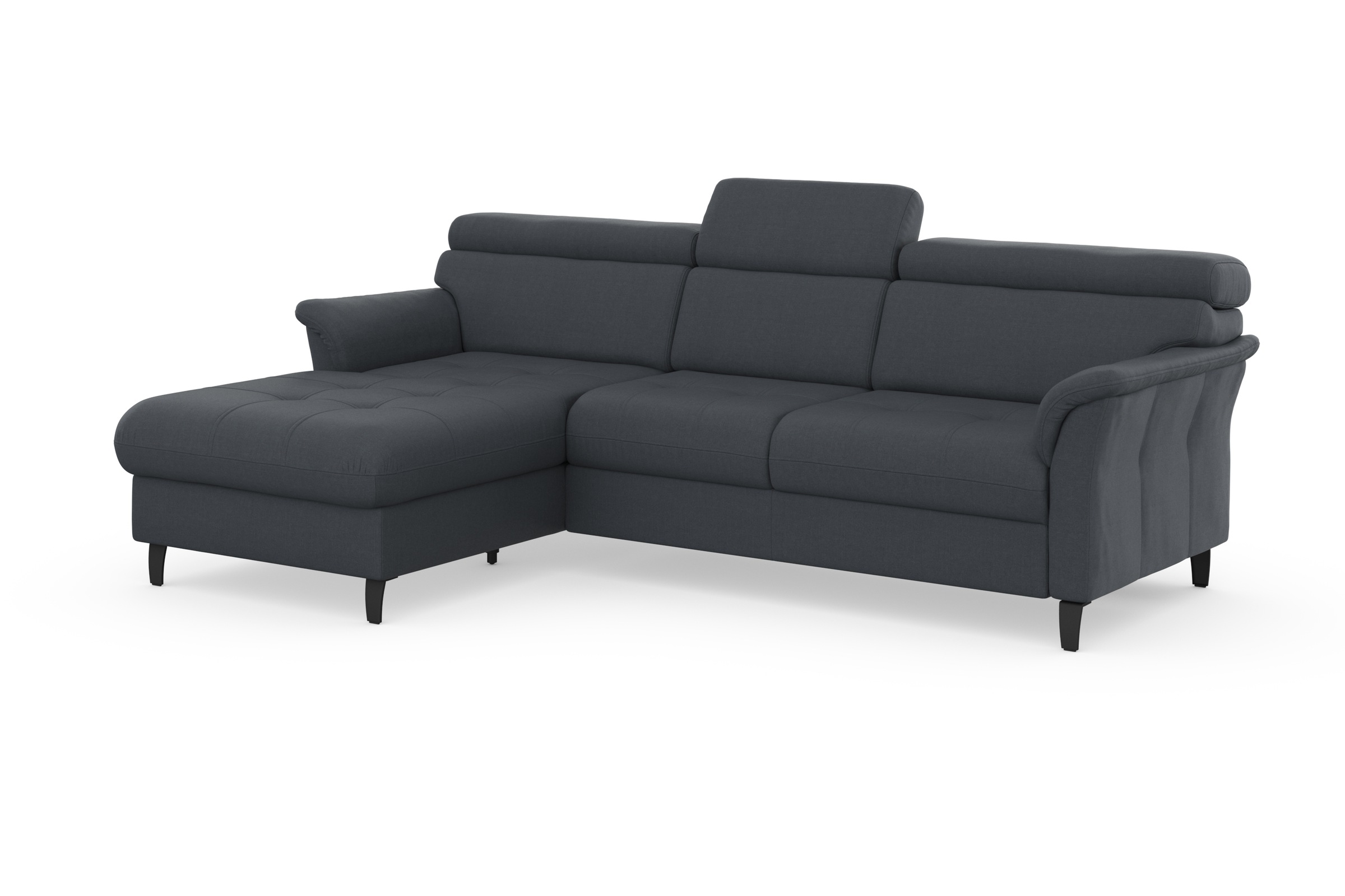 sit&more Ecksofa »Marano L-Form«, inklusive Kopfteilverstellung, wahlweise mit Bettfunktion, Bettkasten
