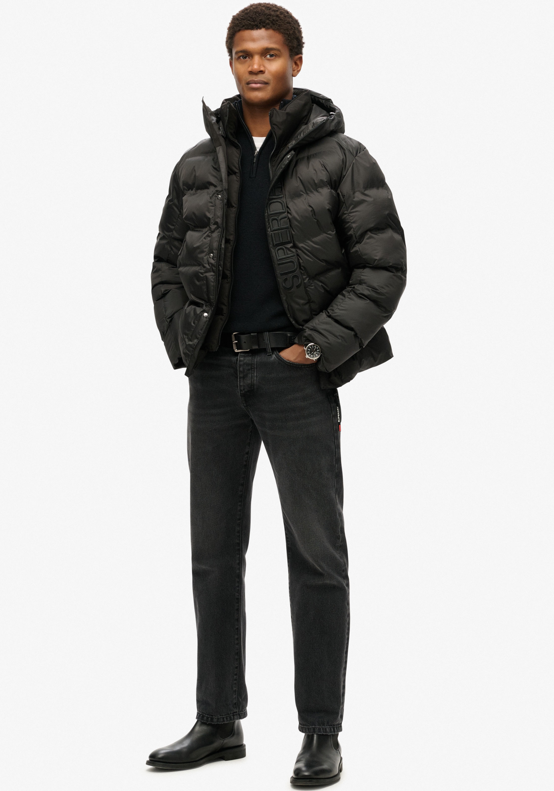 Superdry Veste matelassée »Hooded City Graphic Puffer Jkt«