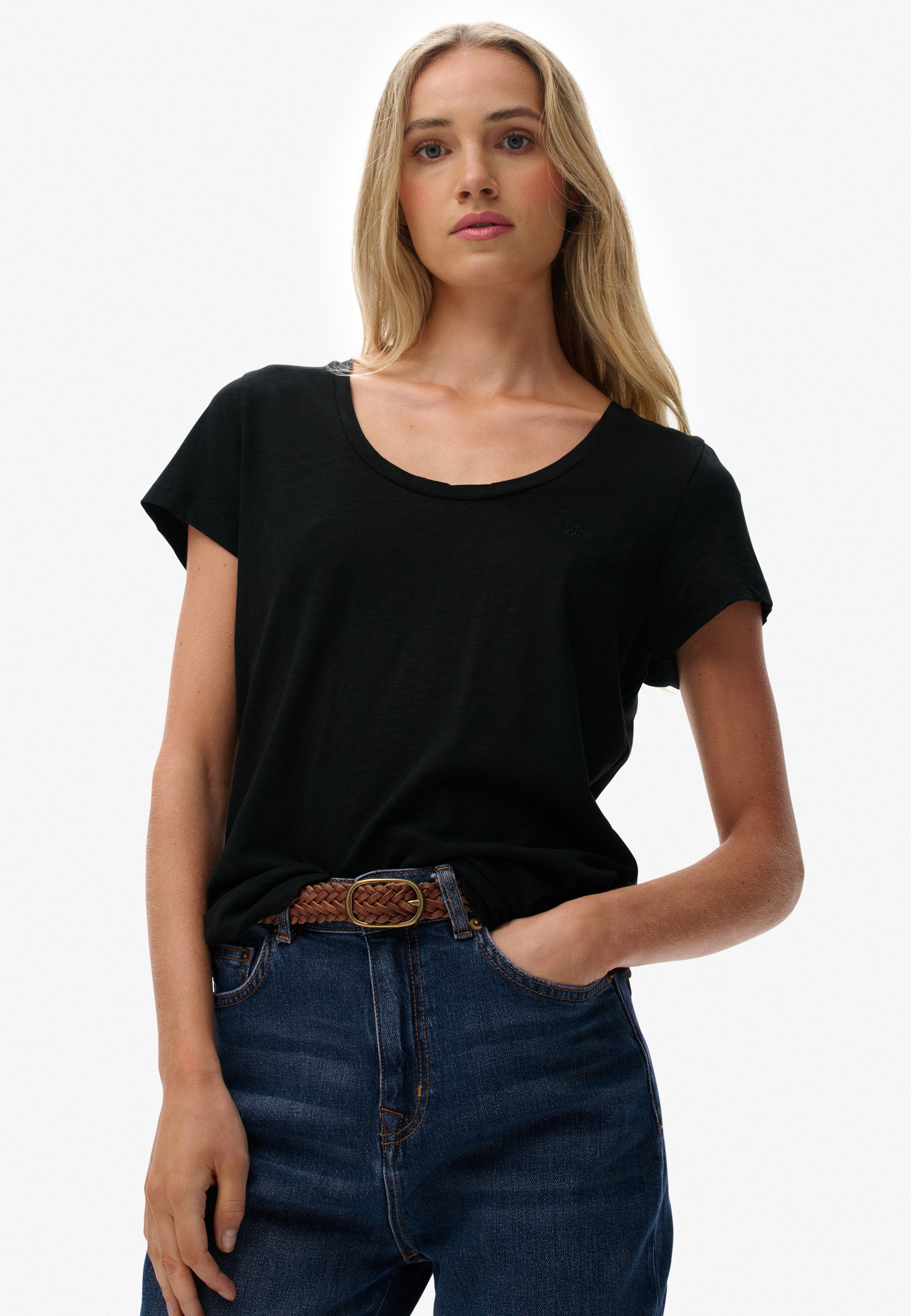 Superdry T-shirt »STUDIOS SCOOP NECK TEE«