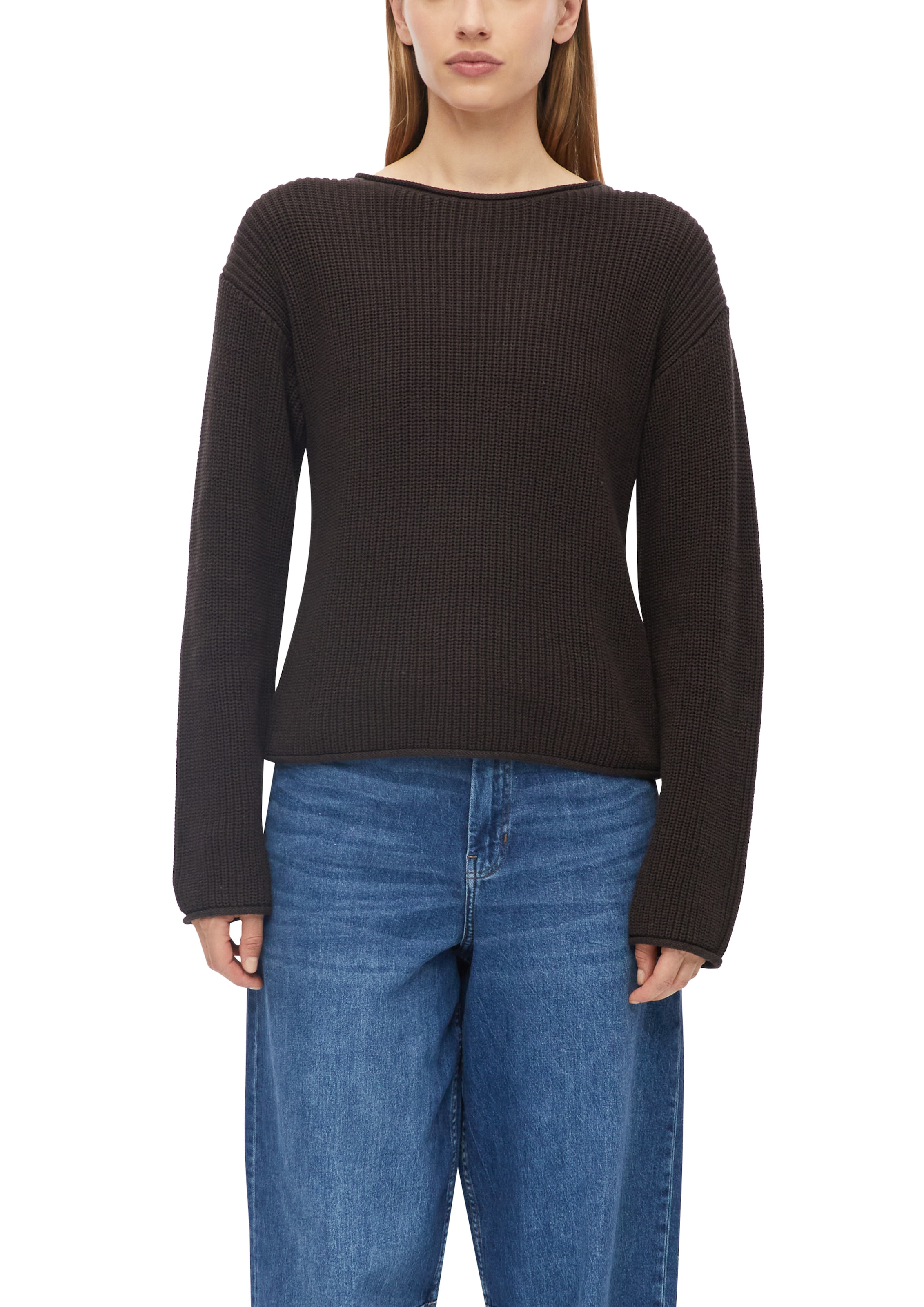 Image of s.Oliver Strickpullover mit Rundhals und Rollkanten