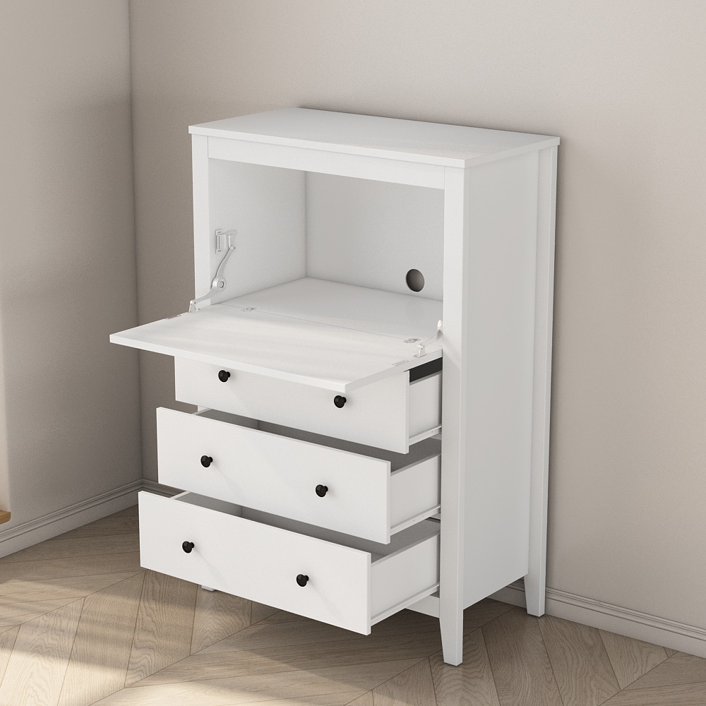 GOODproduct Sekretär im Landhausstil,  (B/T/H): 80/39,5/119,6 cm