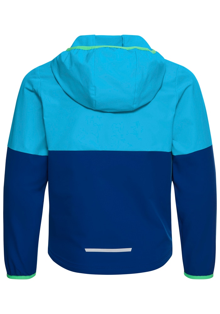 Jack Wolfskin Veste softshell »SANDBIRD HOODED JKT K« mit Kapuze Winddicht, atmungsaktiv, Übergangsjacke