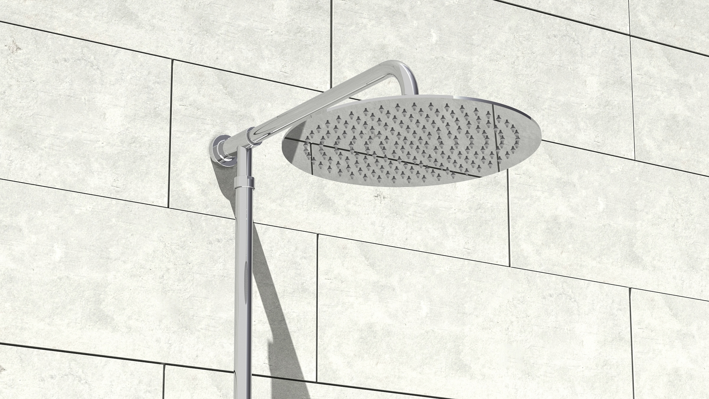 Schütte Kopfbrause "SUMATRA" ultraflache Regendusche Ø 30cm, Duschkopf in Edelstahl