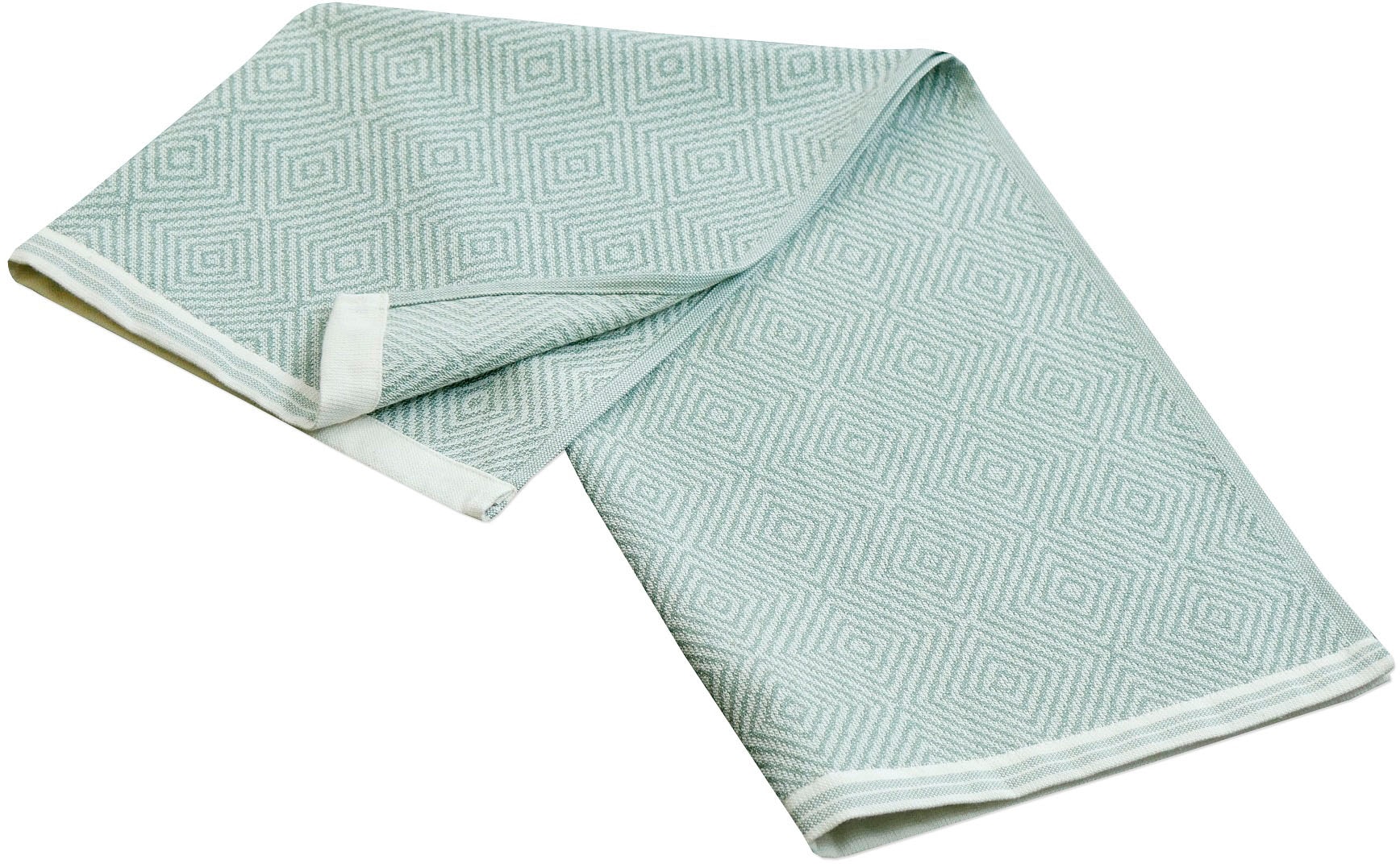framsohn frottier Chiffon à vaisselle »Modern Kitchen Raute, aus 100% Baumwolle, sehr saugfähig« torchons de cuisine au design intemporel en losanges, dimensions env. 50x70 cm chacun