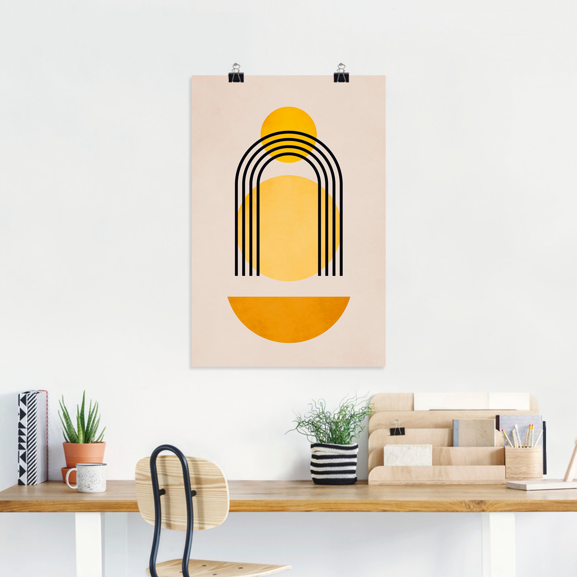 Artland Wandbild »Geometrica Nr. 5« Muster 1 Stk. tlg. als Leinwandbild, Poster in verschied. Grössen