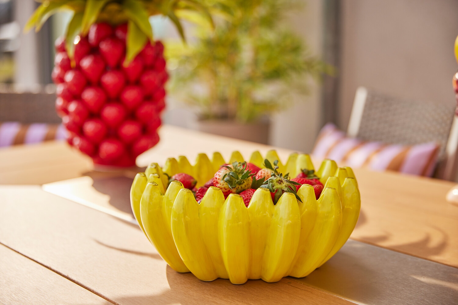 Kare Design Coupe décorative »Deko Schale Bananas Ø30cm«