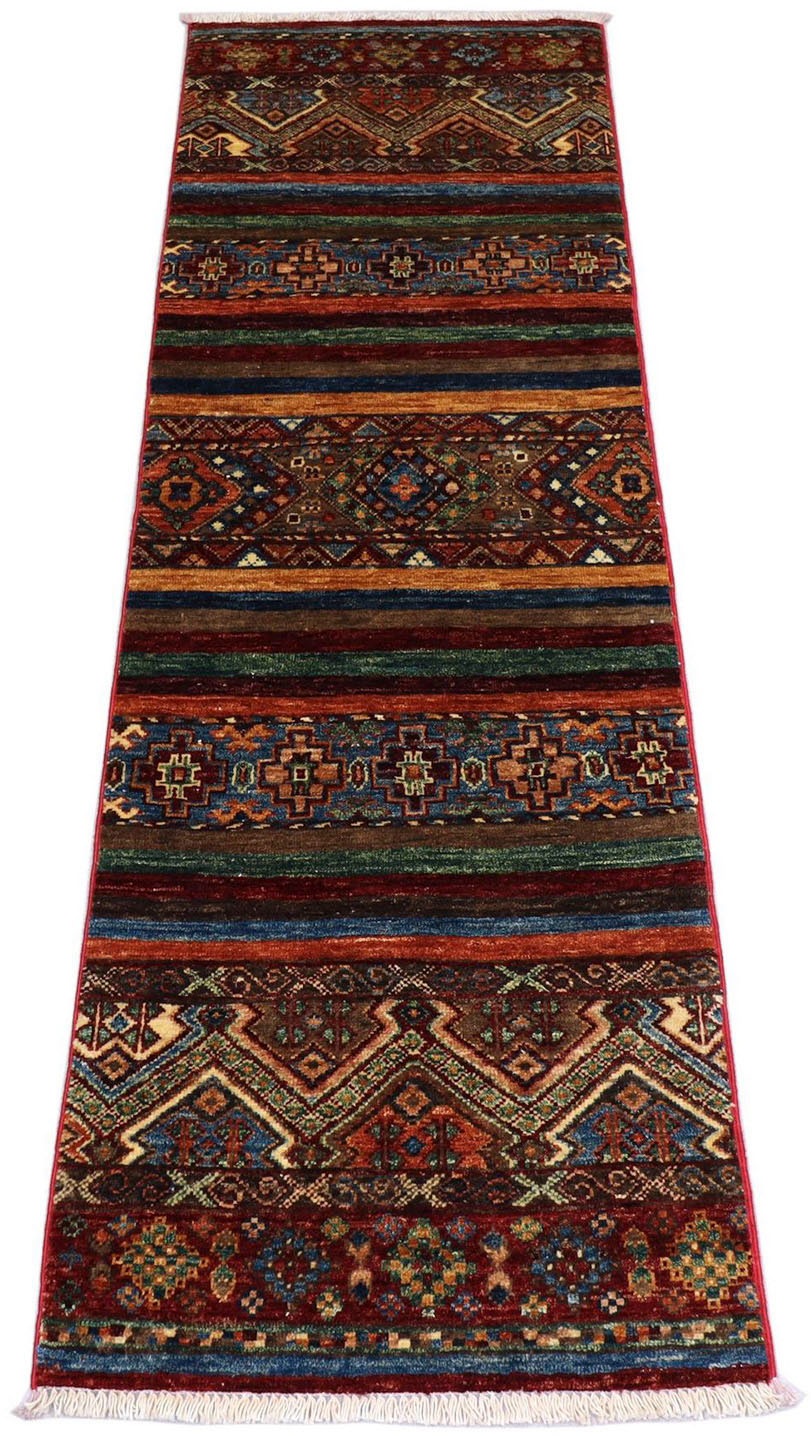 Image of morgenland Läufer »Ziegler Durchgemustert Multicolore 187 x 58 cm«, rechteckig, 0,6 mm Höhe, Handgeknüpft bei Ackermann Versand Schweiz