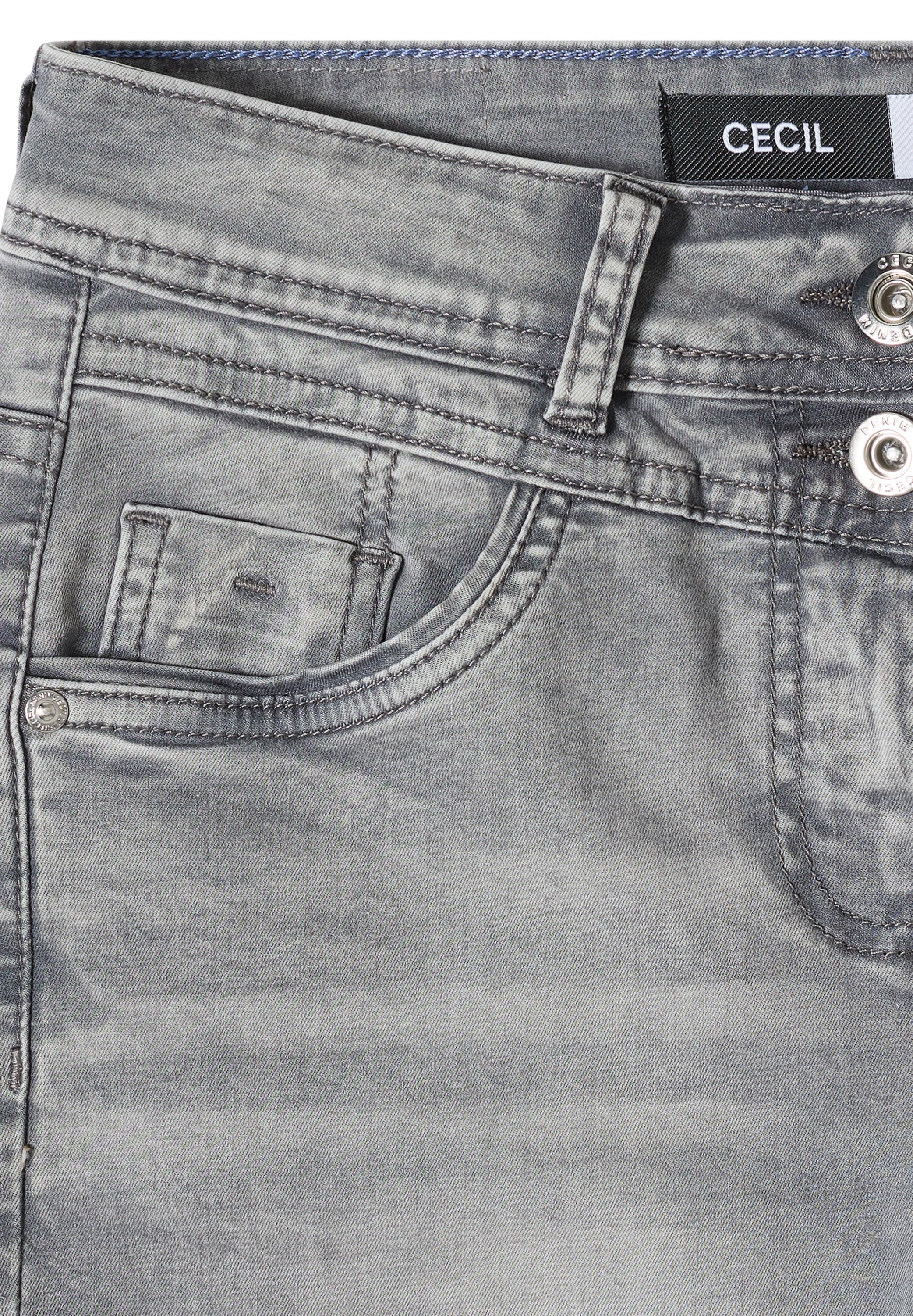 Cecil Short »Style Toronto«  short en jean slim fit avec stretch