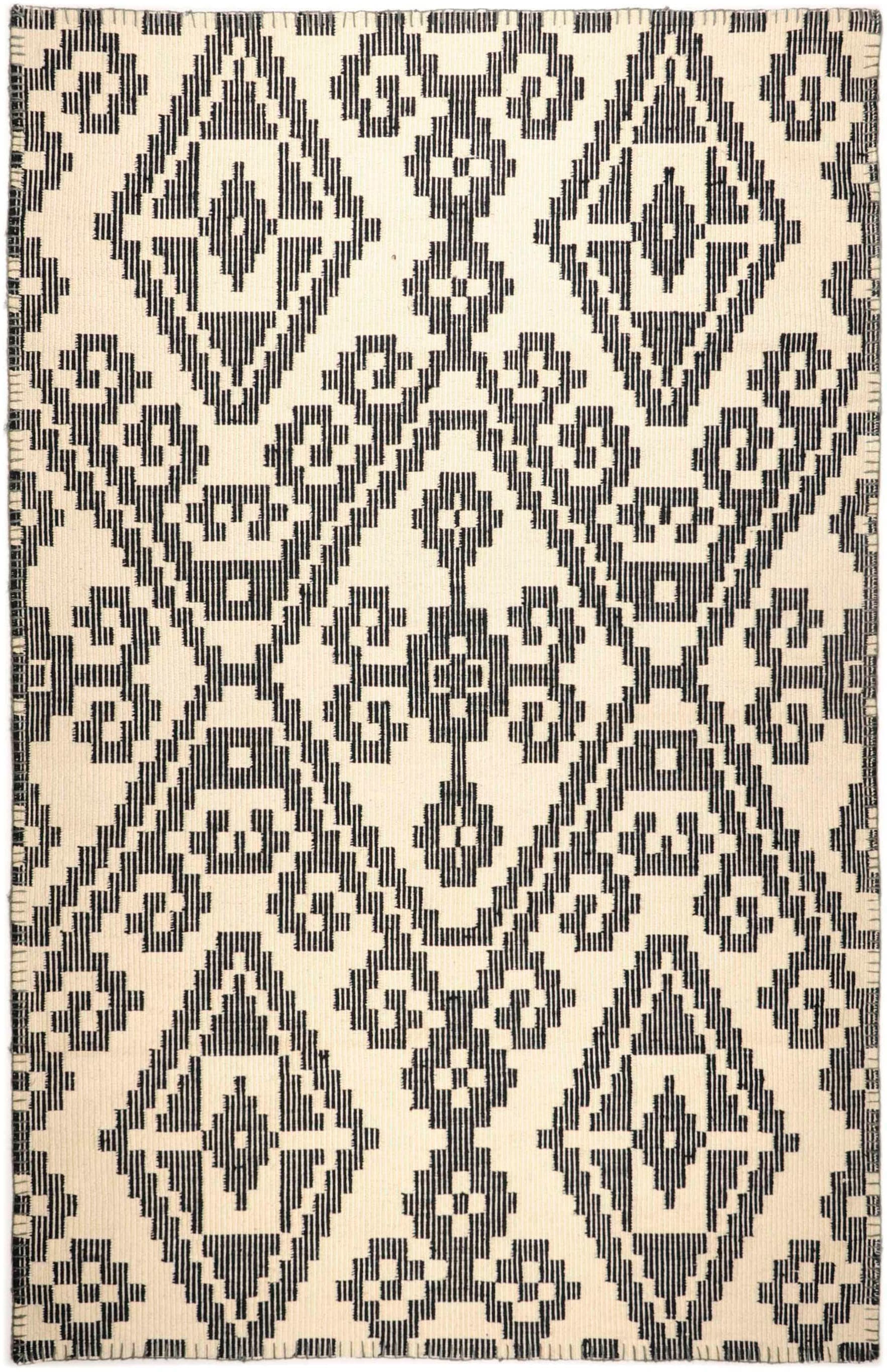 TOM TAILOR HOME Tapis en laine »Large Pattern Kelim« Rectangulaire 6 mm Höhe reine Wolle, handgewebt, Boho-Style