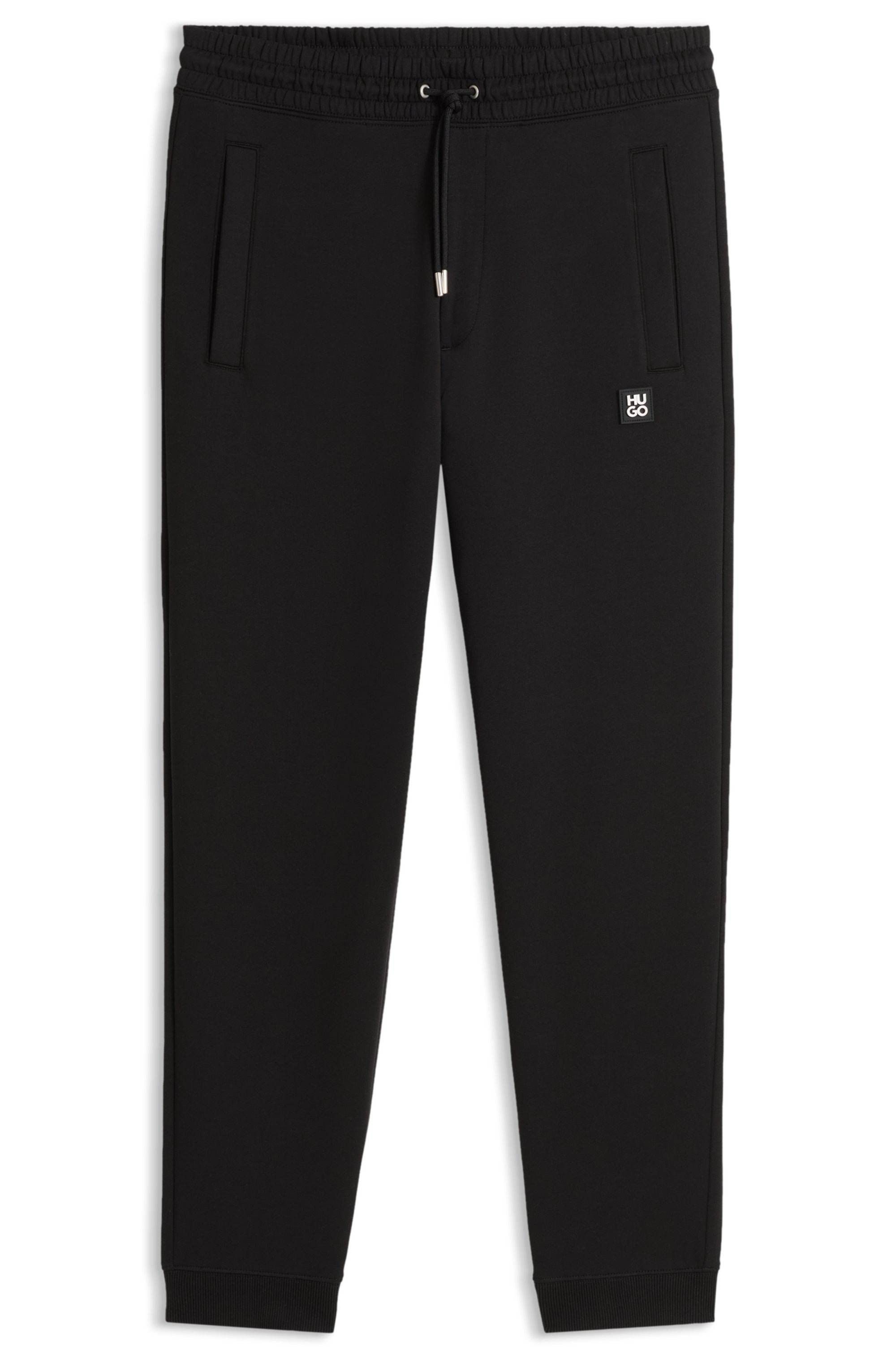 HUGO Pantalon sweat »Dimacs«  ceinture élastique avec cordon de serrage, coupe décontractée, mélange de coton