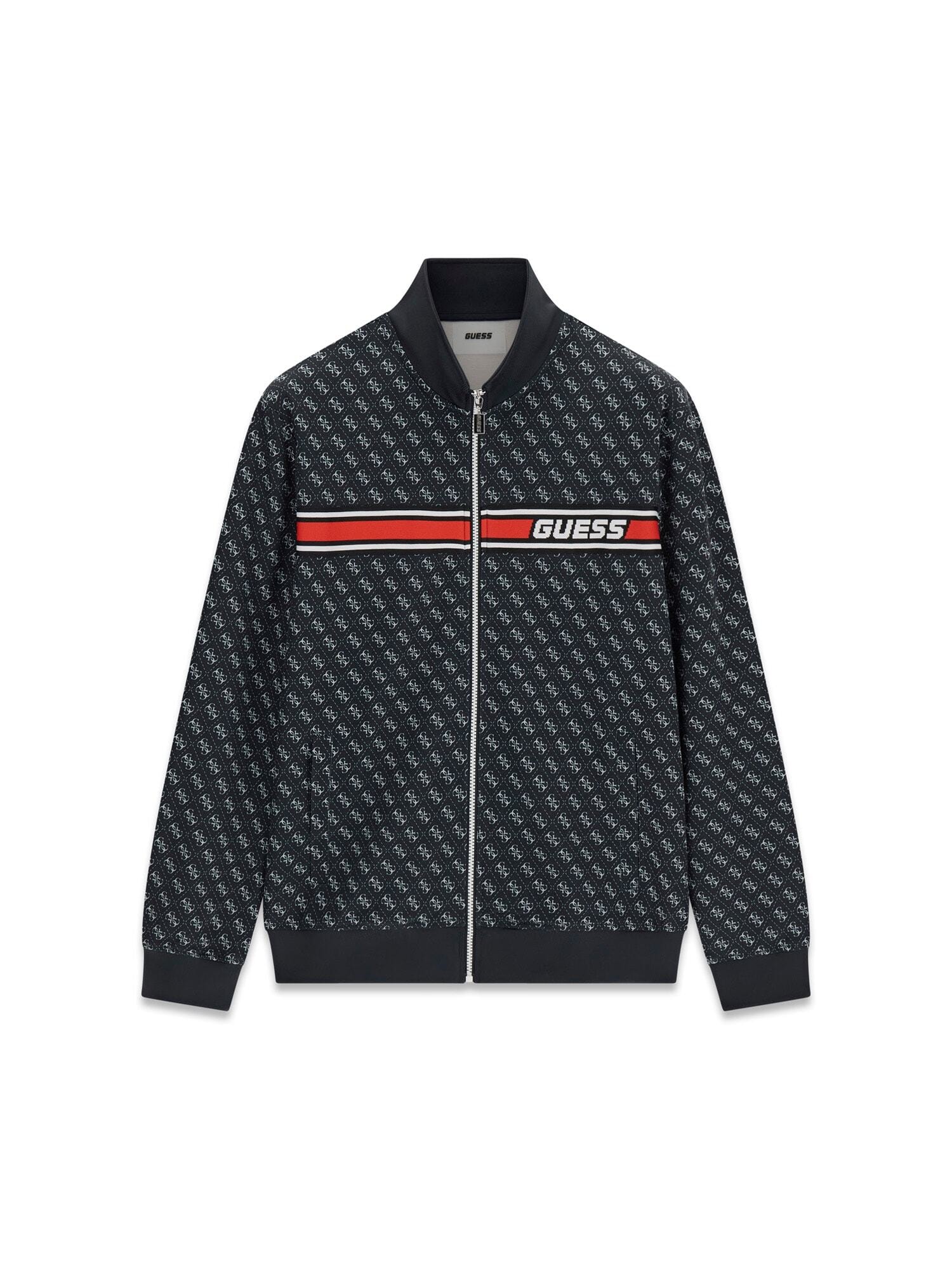 Guess Veste sweat »KORBIN« Stehkragen, Regular Fit, Eingrifftaschen