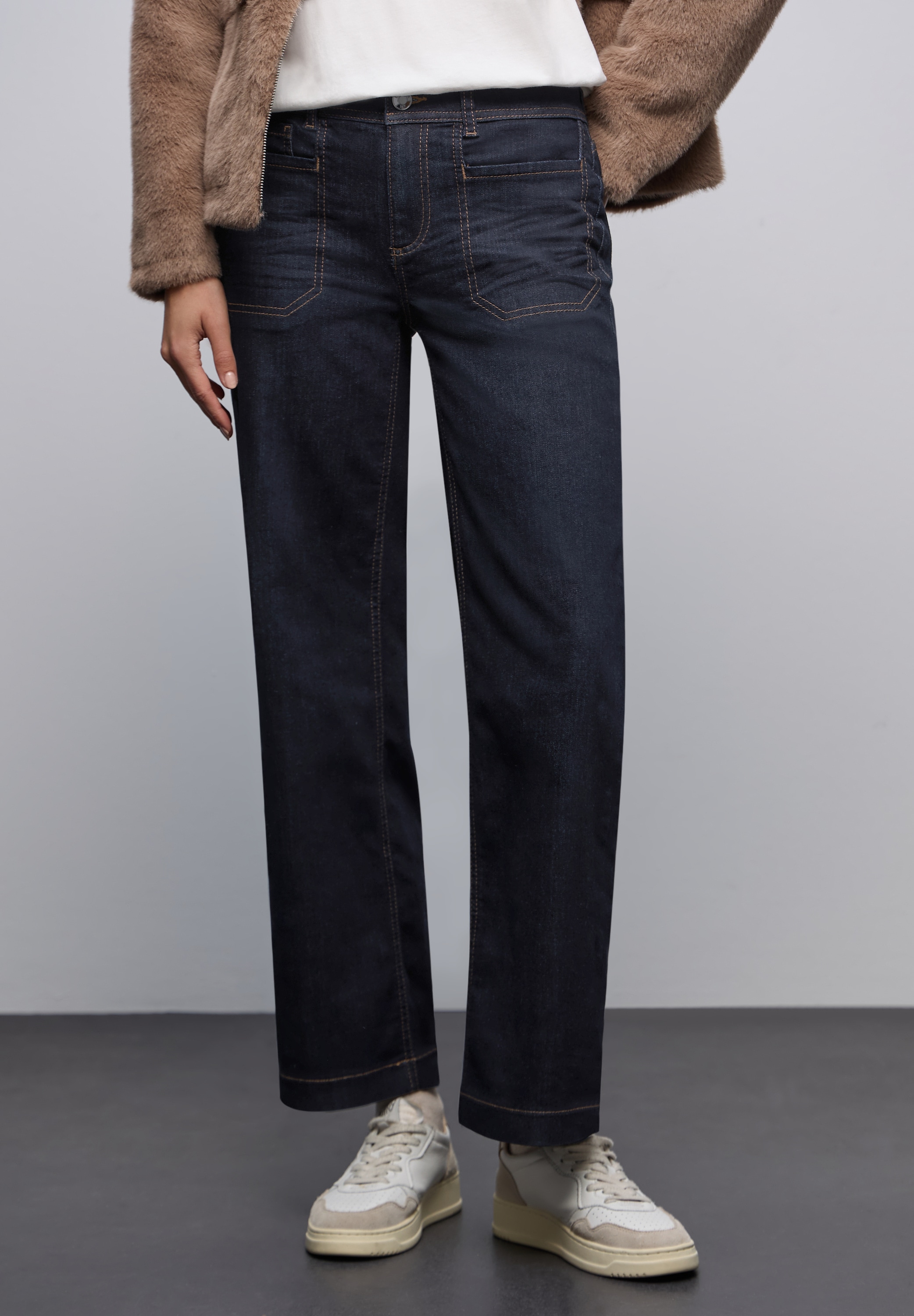 Image of STREET ONE Weite Jeans im Five-Pocket Style