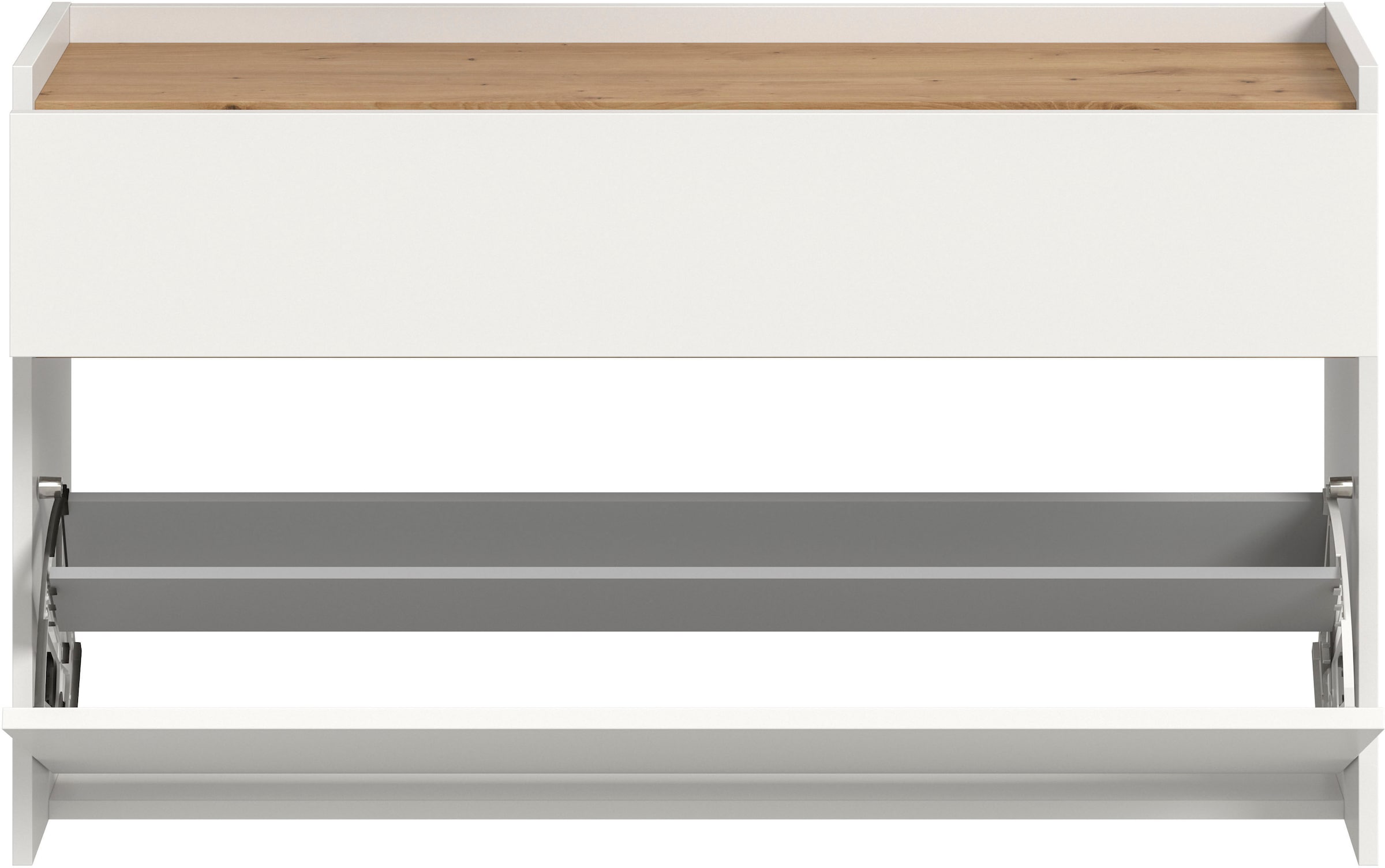 Home affaire Schuhschrank »EVRID, Breite 110cm, hängend, 1 Schubkasten, 1 Schuhwalze« individuell mit anderen Artikel der Serie EVRID erweiterbar, 1 Stk. tlg. Schuhkommode, Kommode, Sideboard, Garderobenschrank, Flurkommode