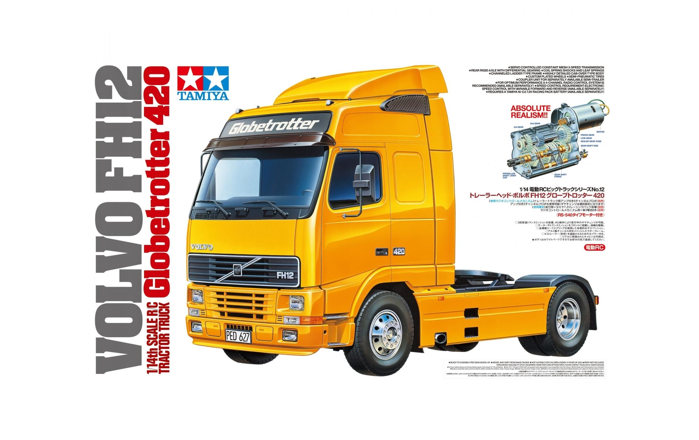 Tamiya RC-Auto »Volvo FH12 Globetrotter Bausatz«