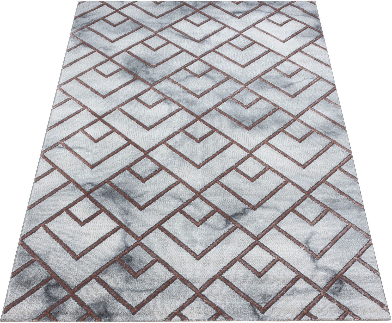 Ayyildiz Teppiche Teppich »NAXOS 3813«, rechteckig, 12 mm Höhe, Läufer, Wohnzimmer