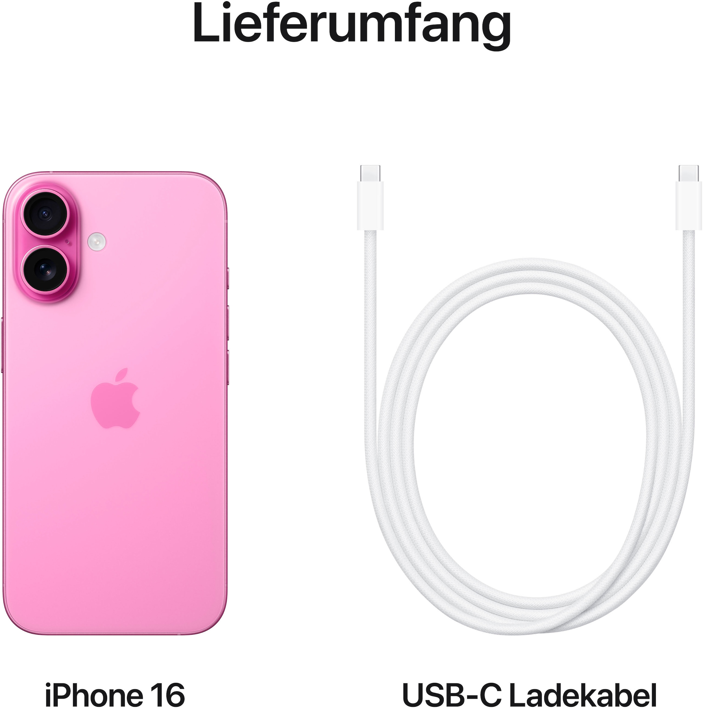 Apple Smartphone »iPhone 16« Pink