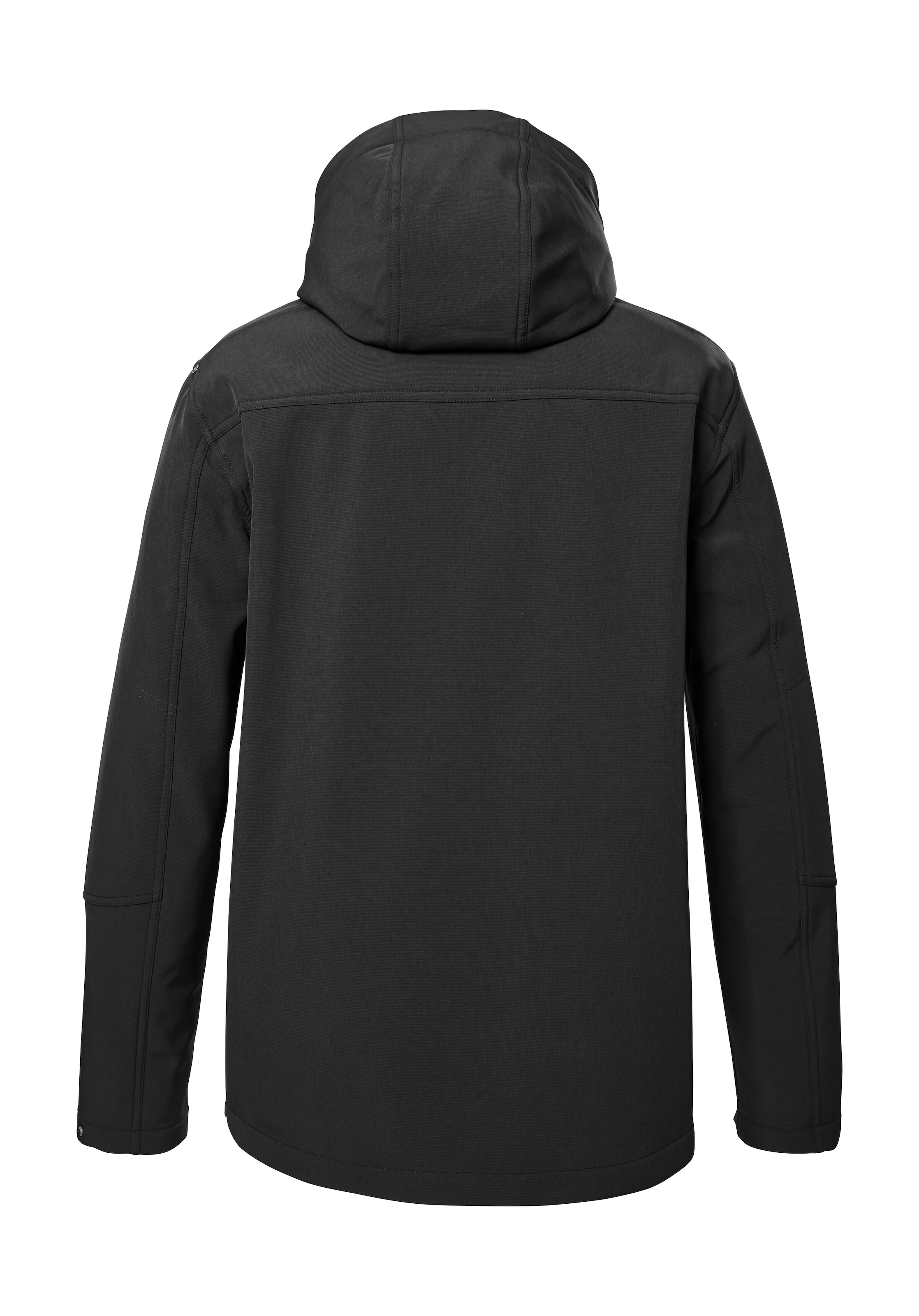 Killtec Softshelljacke »Herren Softshelljacke« Wasserabweisende Softshelljacke mit Fleece, abnehmbarer Kapuze