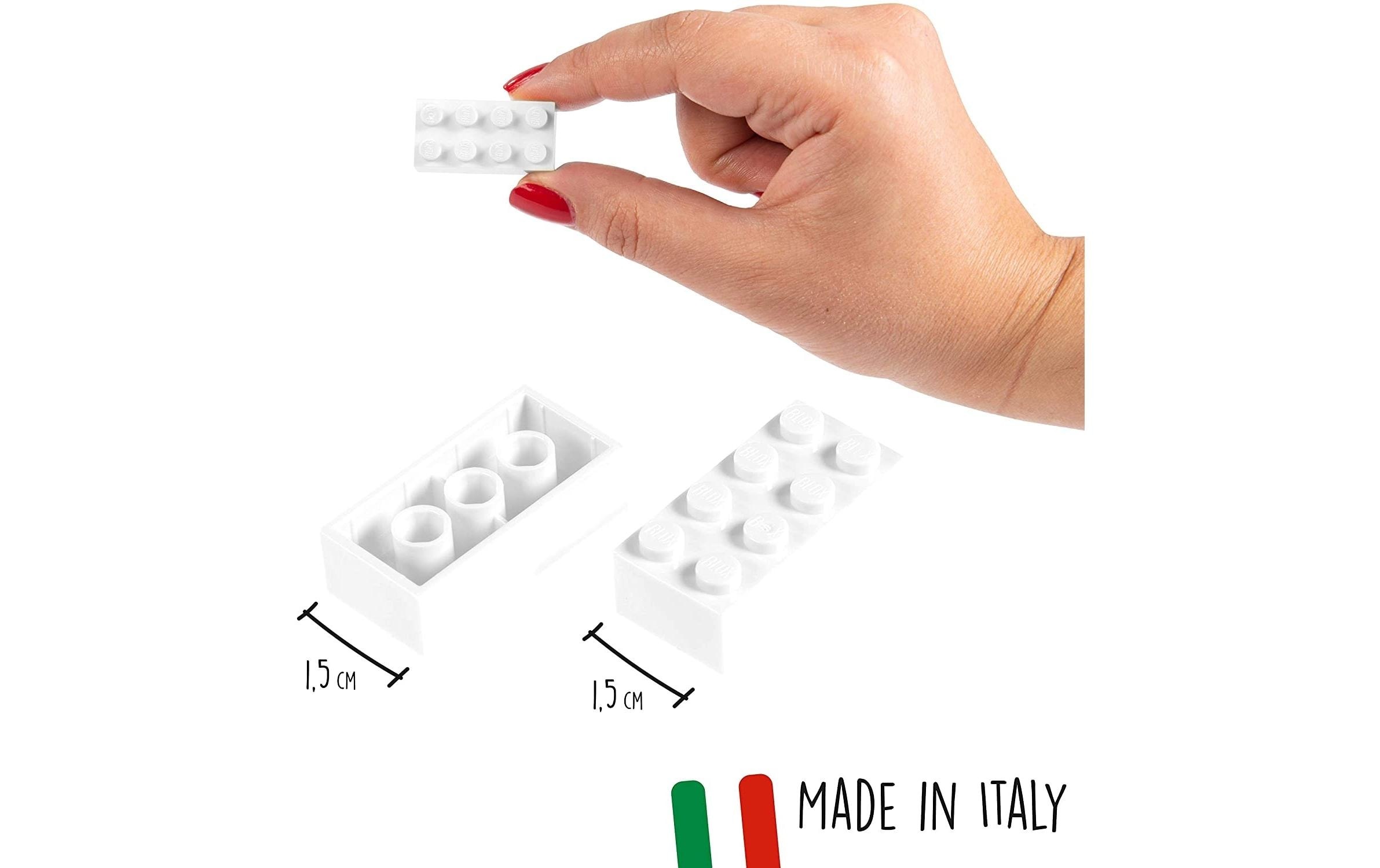 Blox Spielbausteine »Bausteine 500 weisse 8er Steine lose«