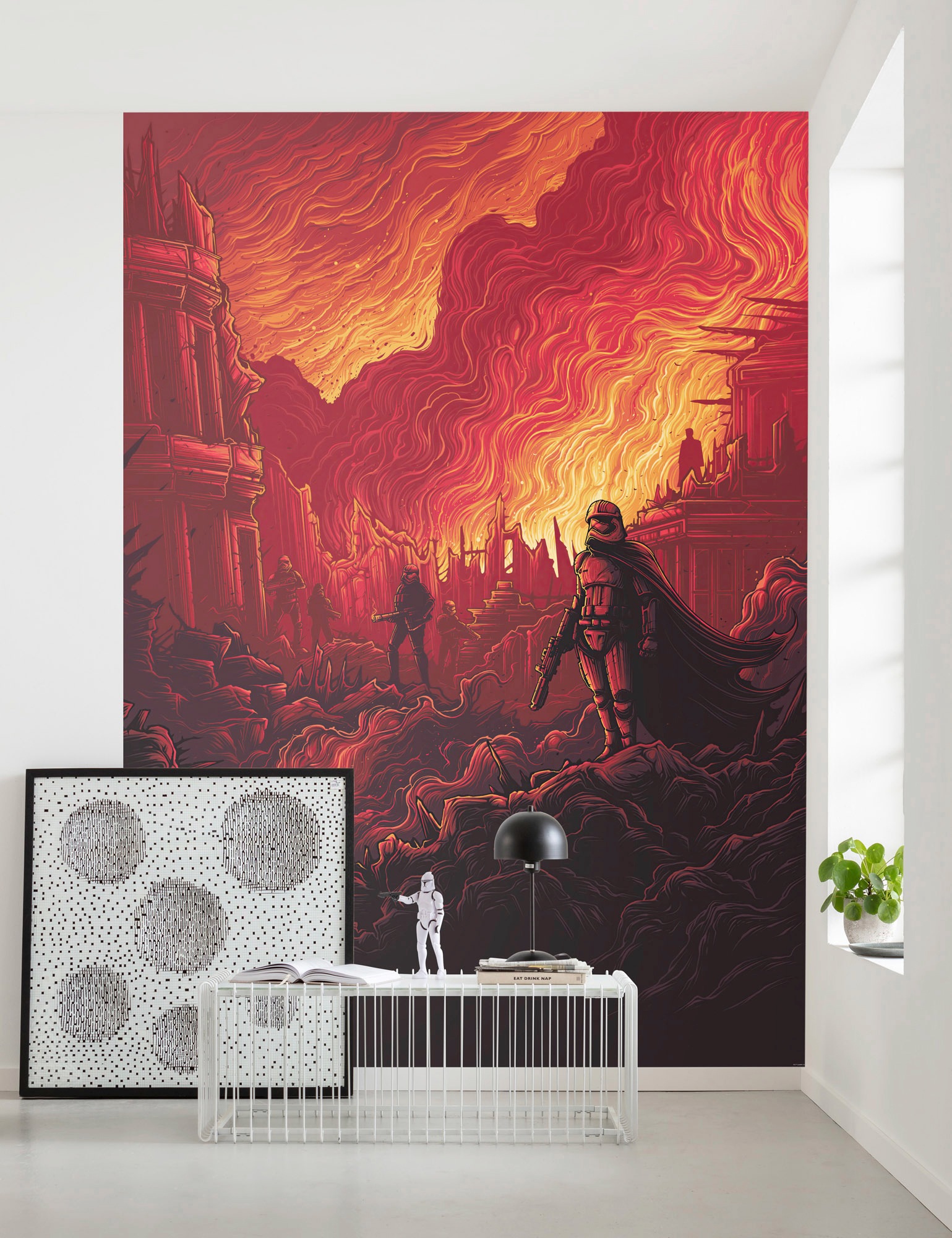 Komar Vliestapete »Digitaldruck Vlies - Star Wars First Order Purge - Grösse 200 x 280 cm«, bedruckt, Kinderzimmer