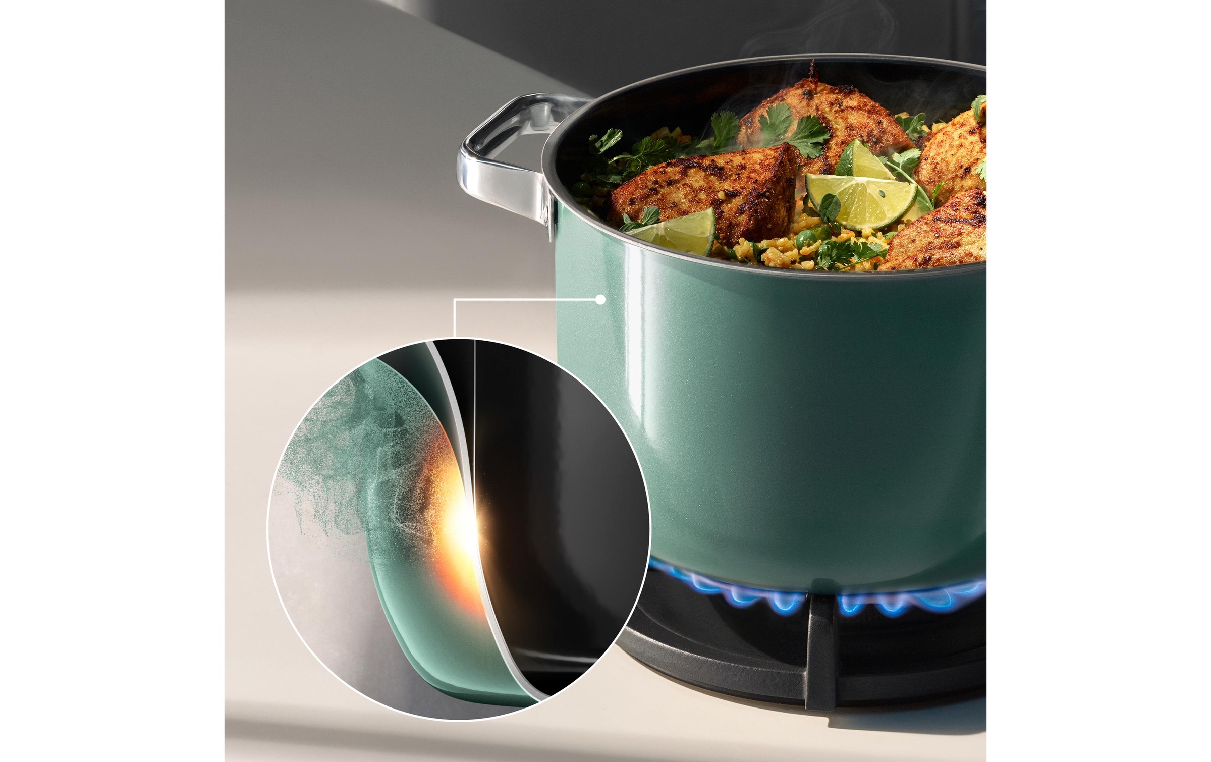 WMF Topf-Set »Fusiontec Mineral Pro« Set, 7 tlg. Edelstahl | Glas