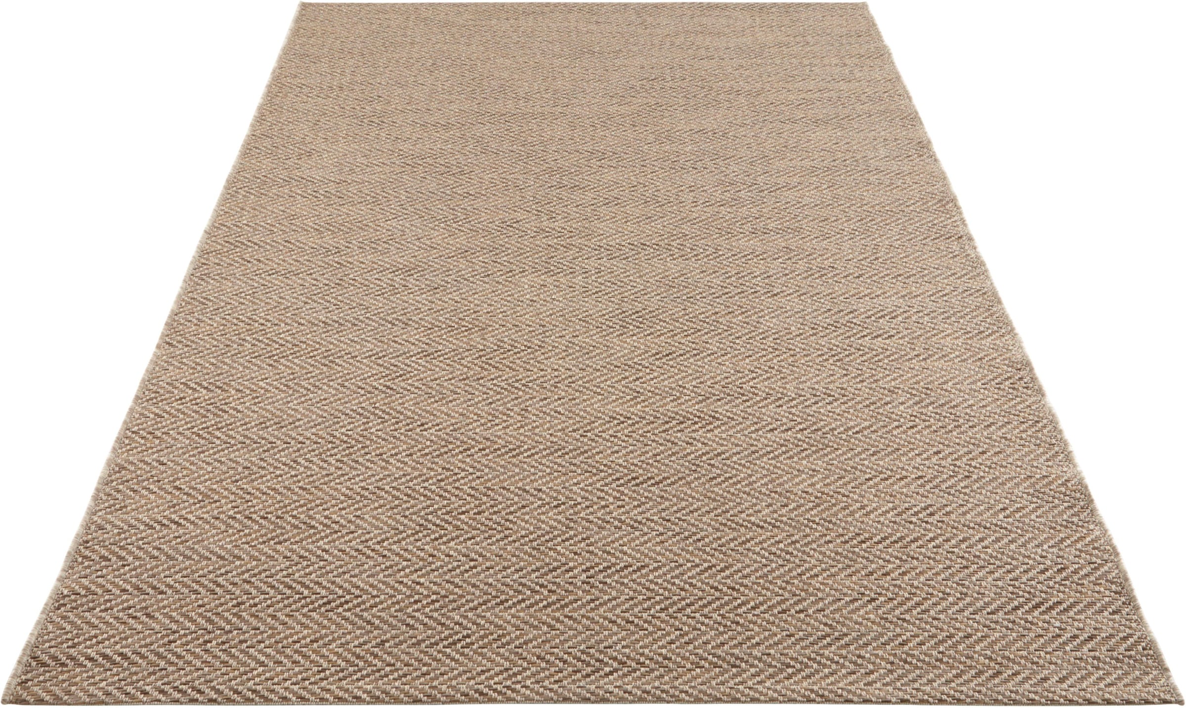 ELLE DECORATION Teppich »Caen«, rechteckig, 8 mm Höhe, In-& Outdoor, Wetterfest, Balkon, Garten, Wohnzimmer, Wasserfest