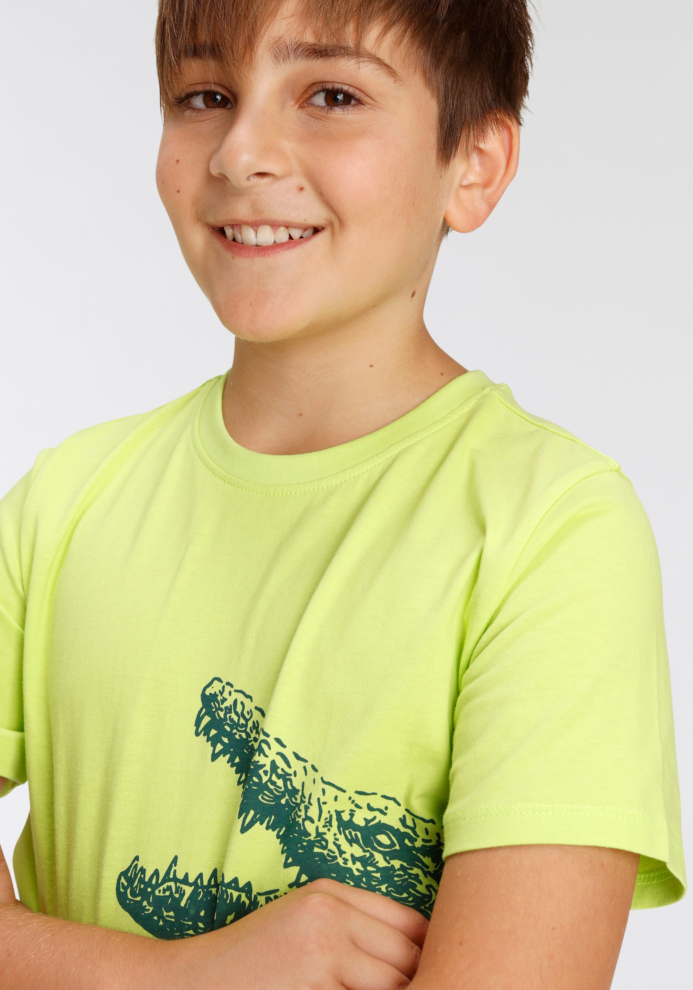 Trendige T-Shirt versandkostenfrei bestellen KIDSWORLD »KROKODIL«